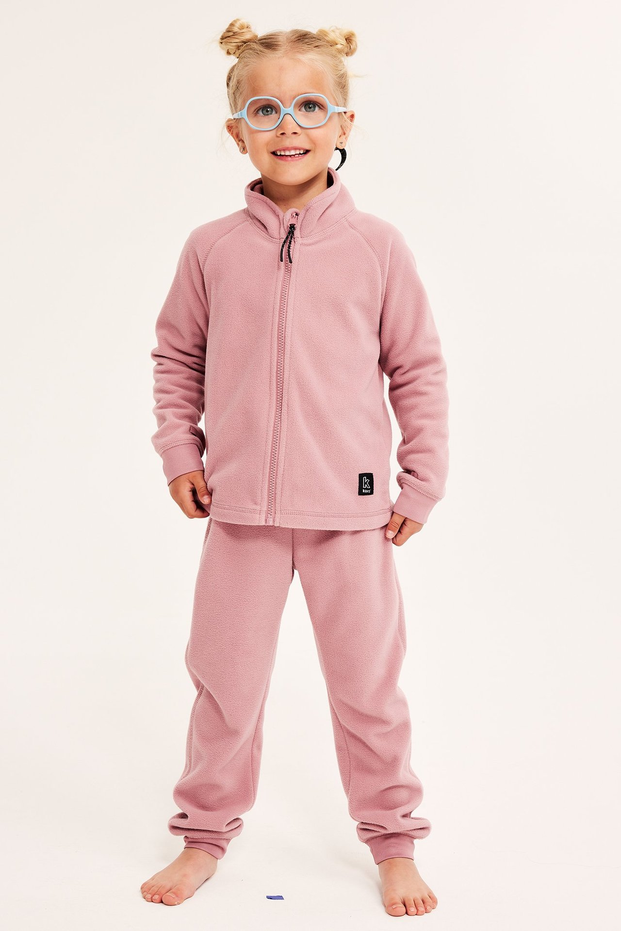 Kaxs-malliston fleecetakki, jossa zip-in/zip-off - Pinkki - 5