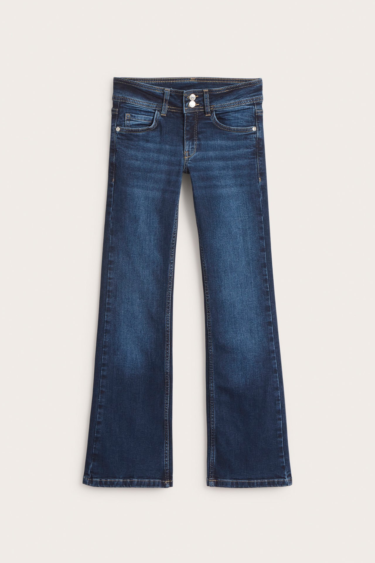 Bootcut jeans low waist - Mørk denim - 2