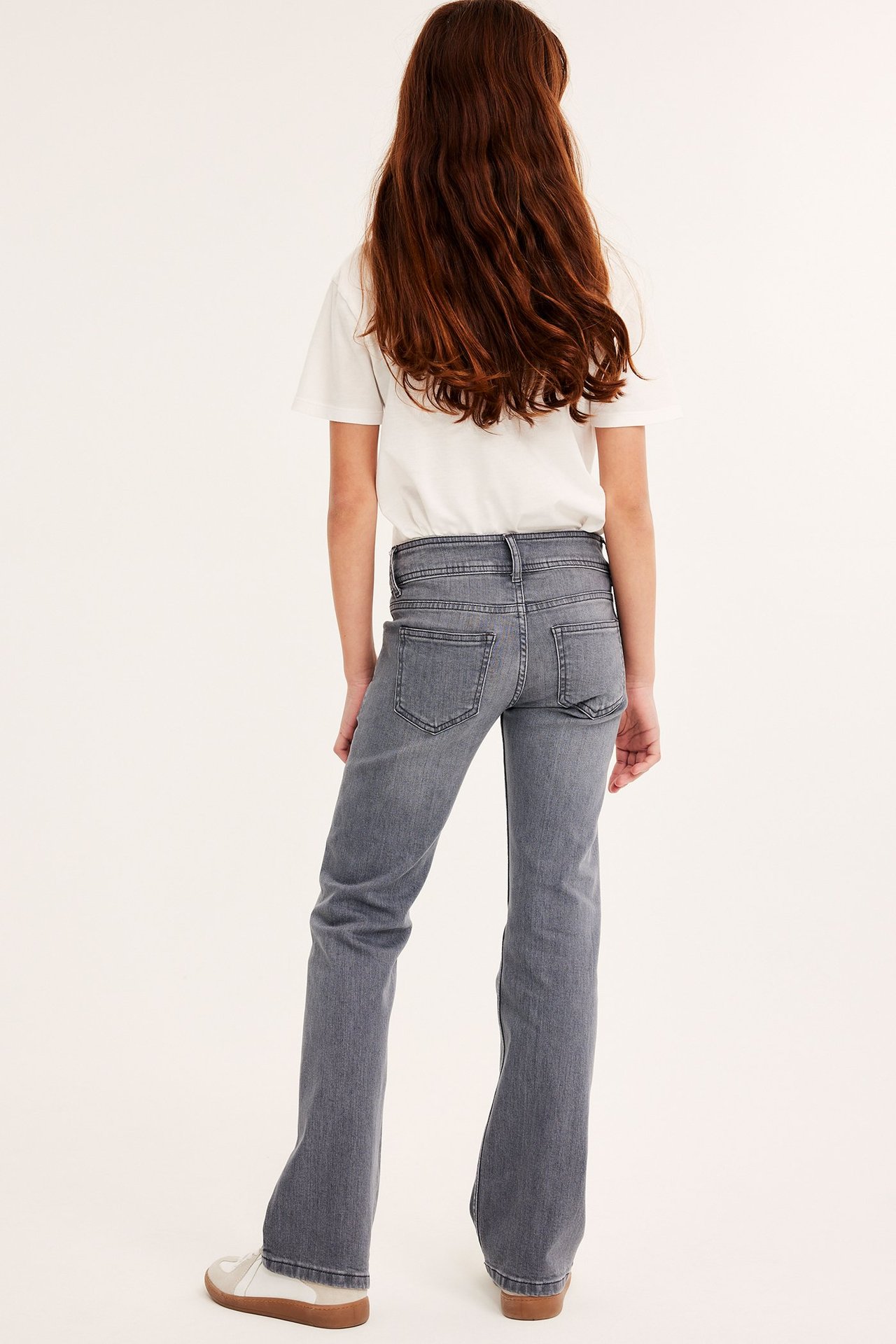 Bootcut jeans low waist - Sølvgrå - 6