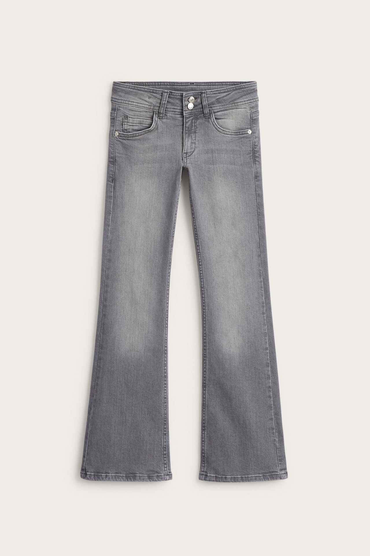 Bootcut jeans low waist - Hopeanharmaa - 2