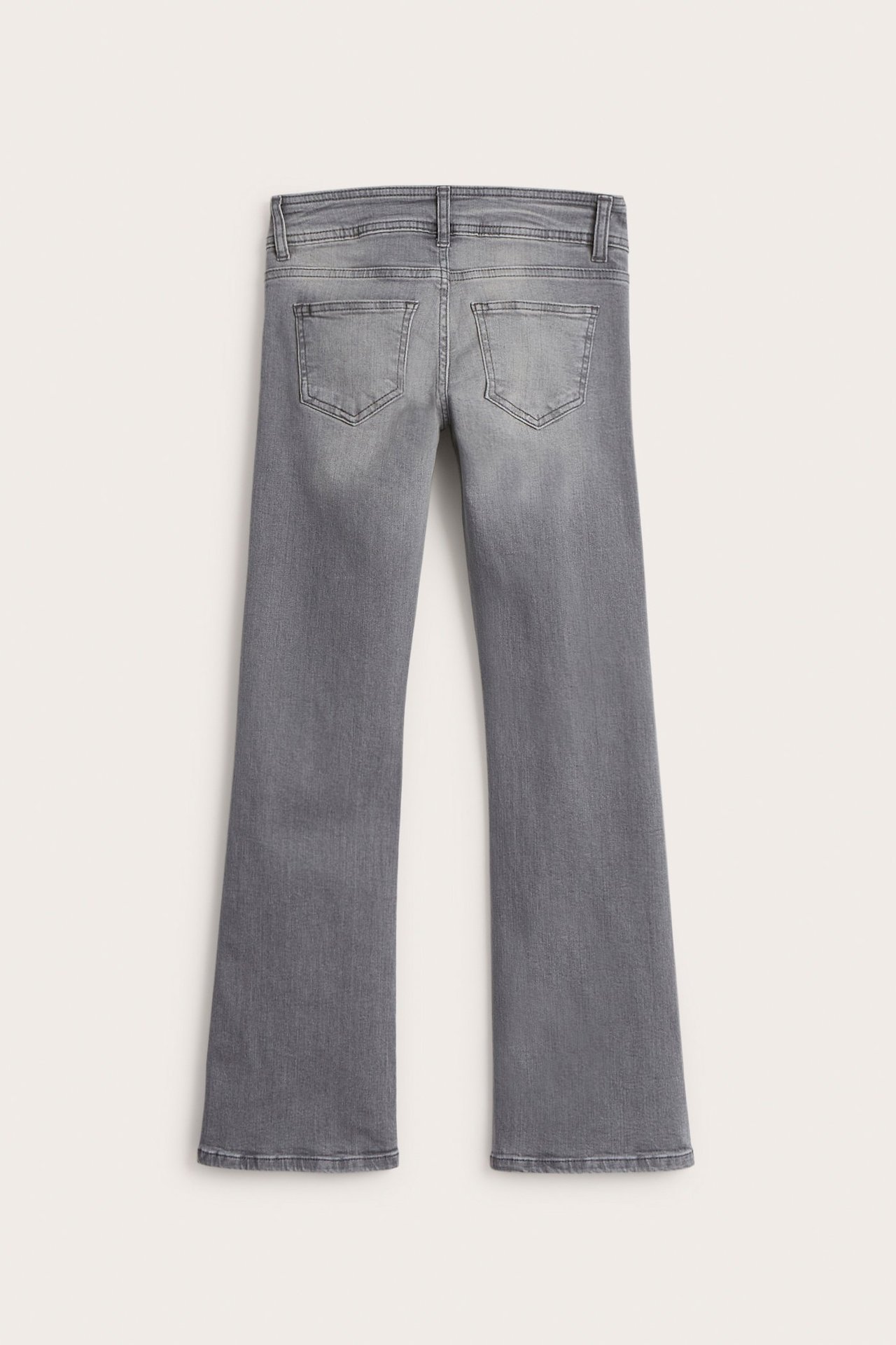 Bootcut jeans low waist - Sølvgrå - 5