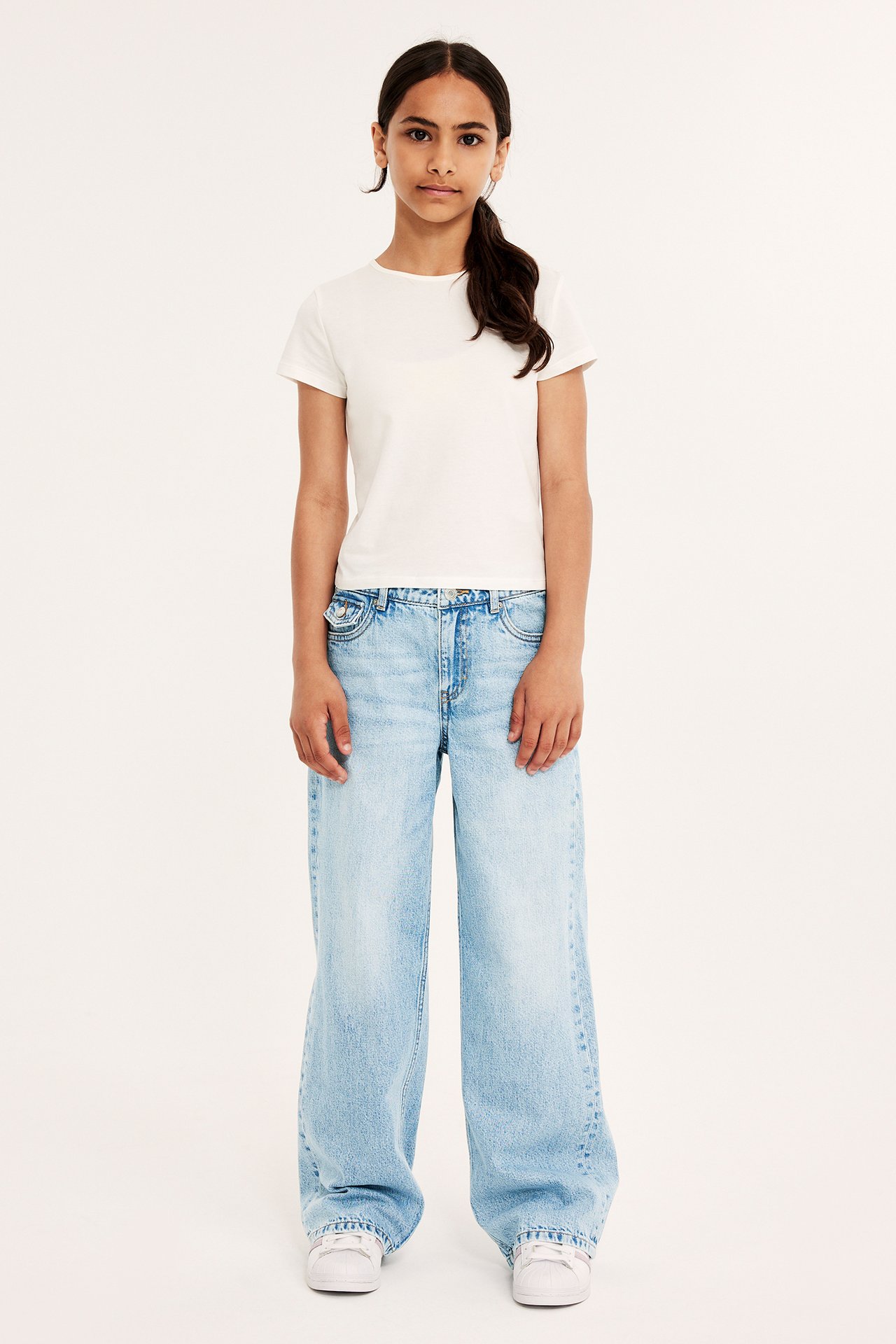 Dżinsy loose low waist