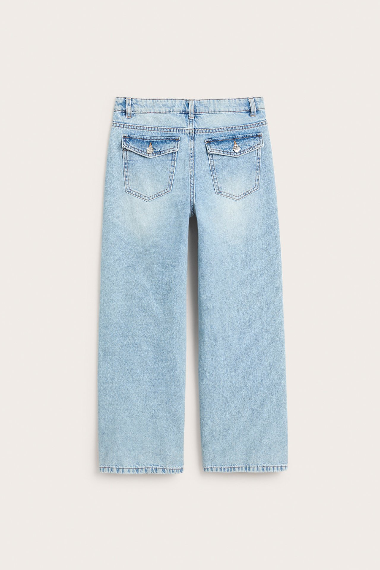 Dżinsy loose low waist - Jasny dżins - 6