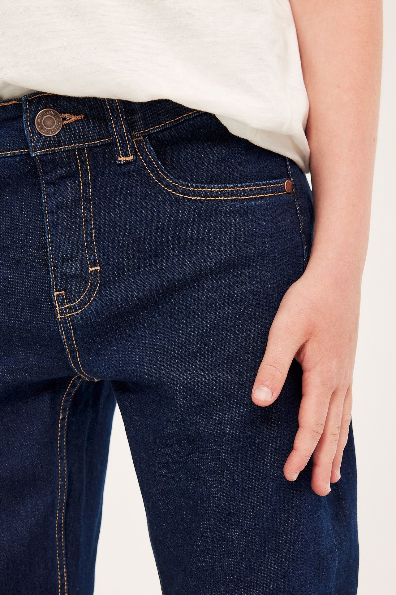 Straight jeans mid waist