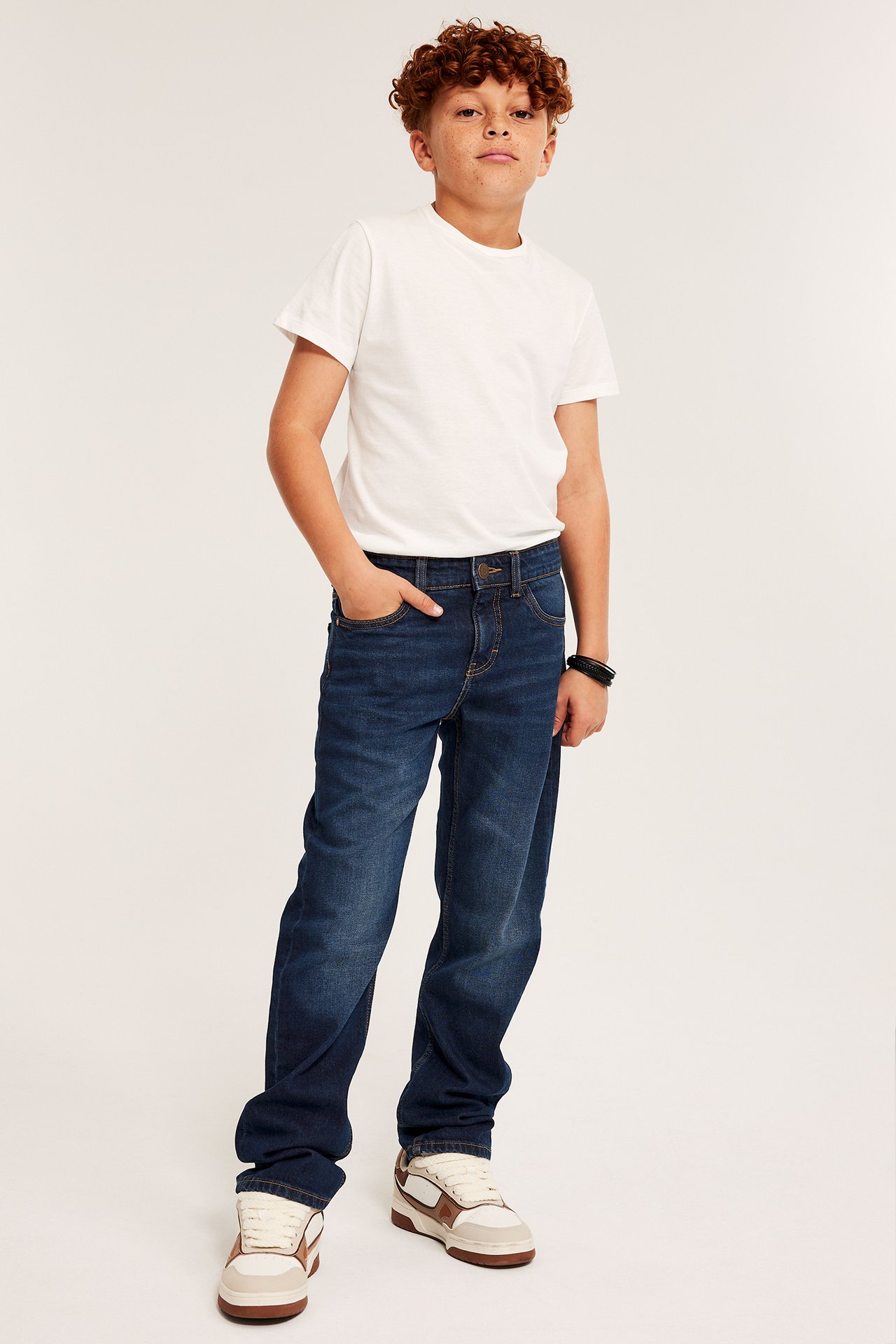 Straight jeans mid waist