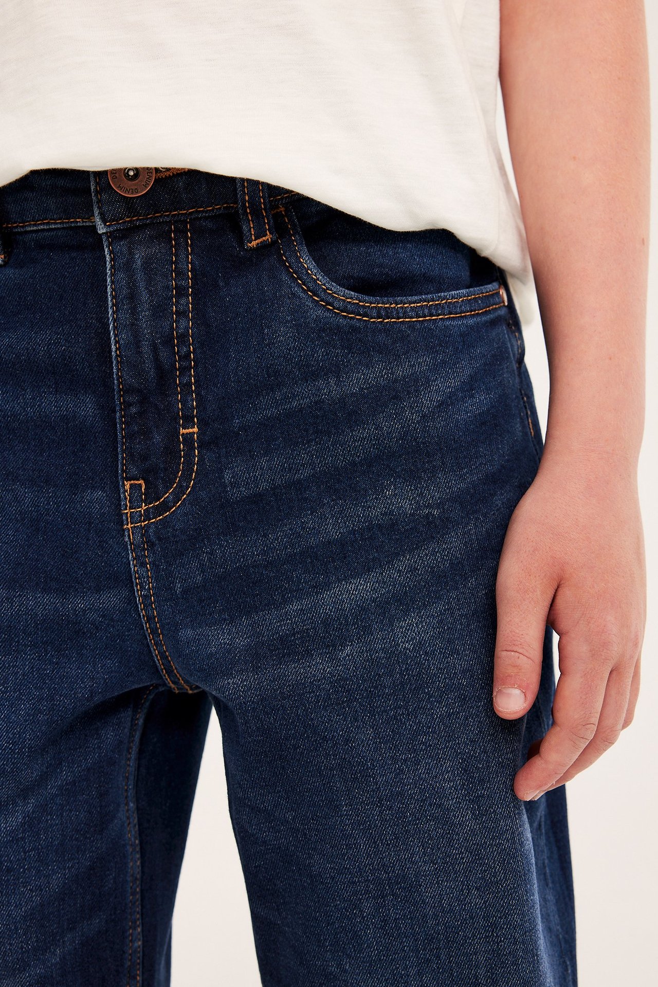 Loose jeans mid waist