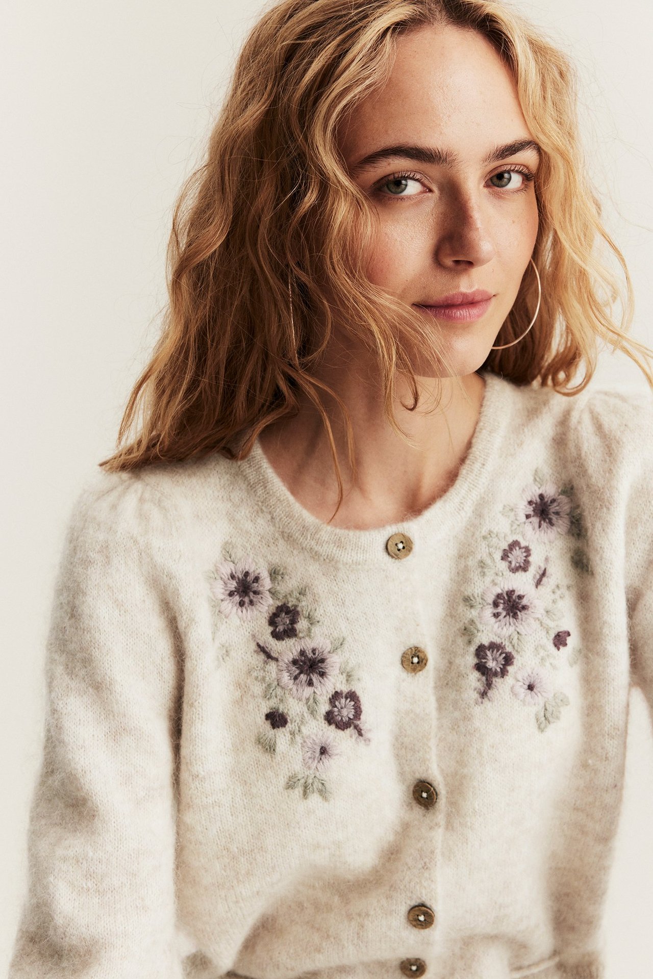 Cardigan i ullblanding Newbie Woman