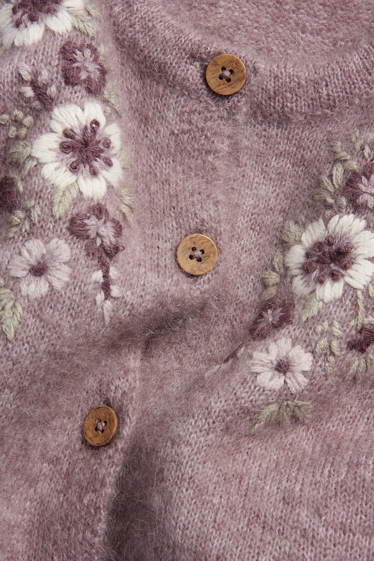 Cardigan i ullblanding Newbie Woman - Lilla - 5