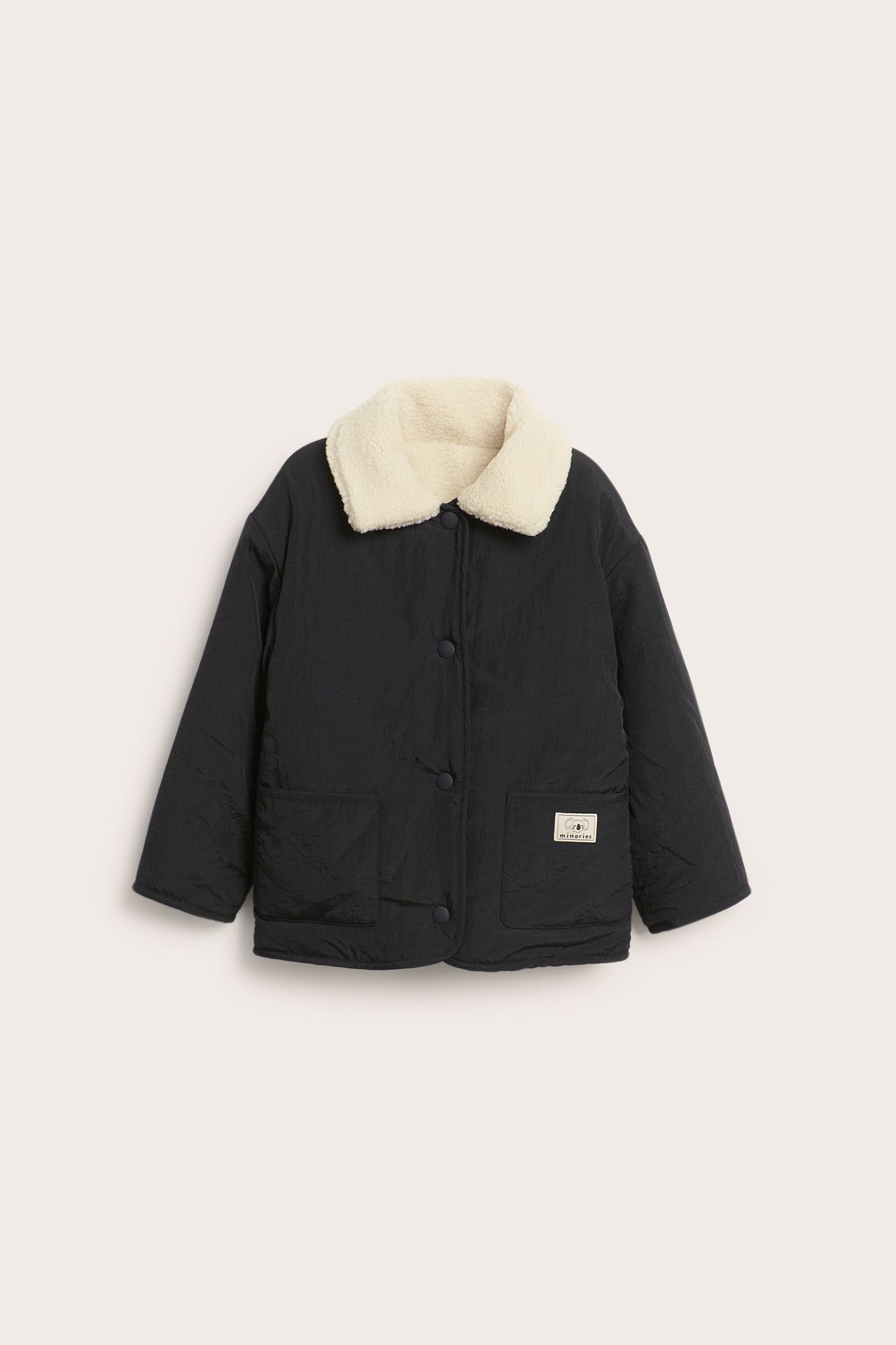 Käännettävä takki - Beige - 4
