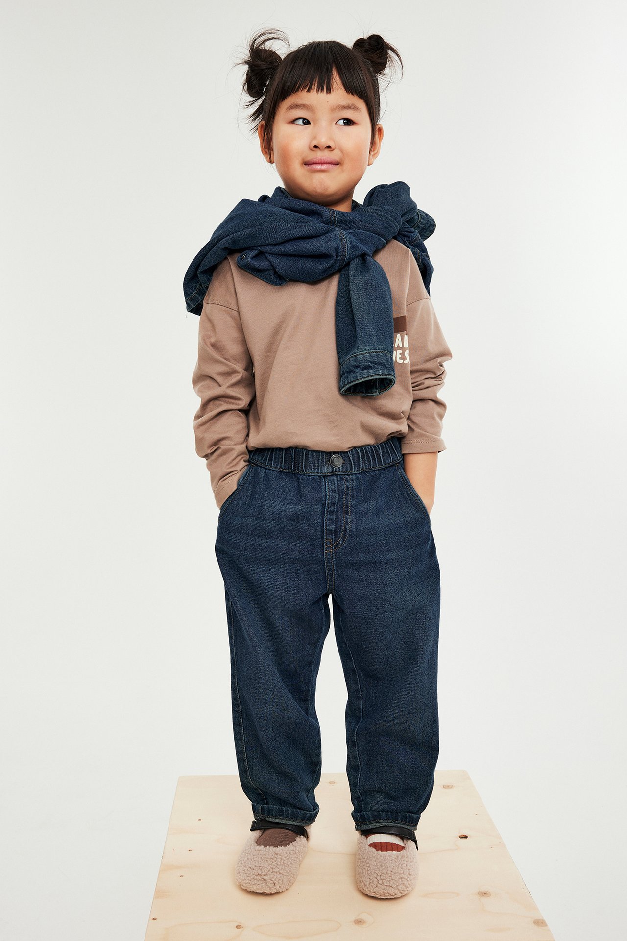 Jeans med resår - Mörk denim - 5