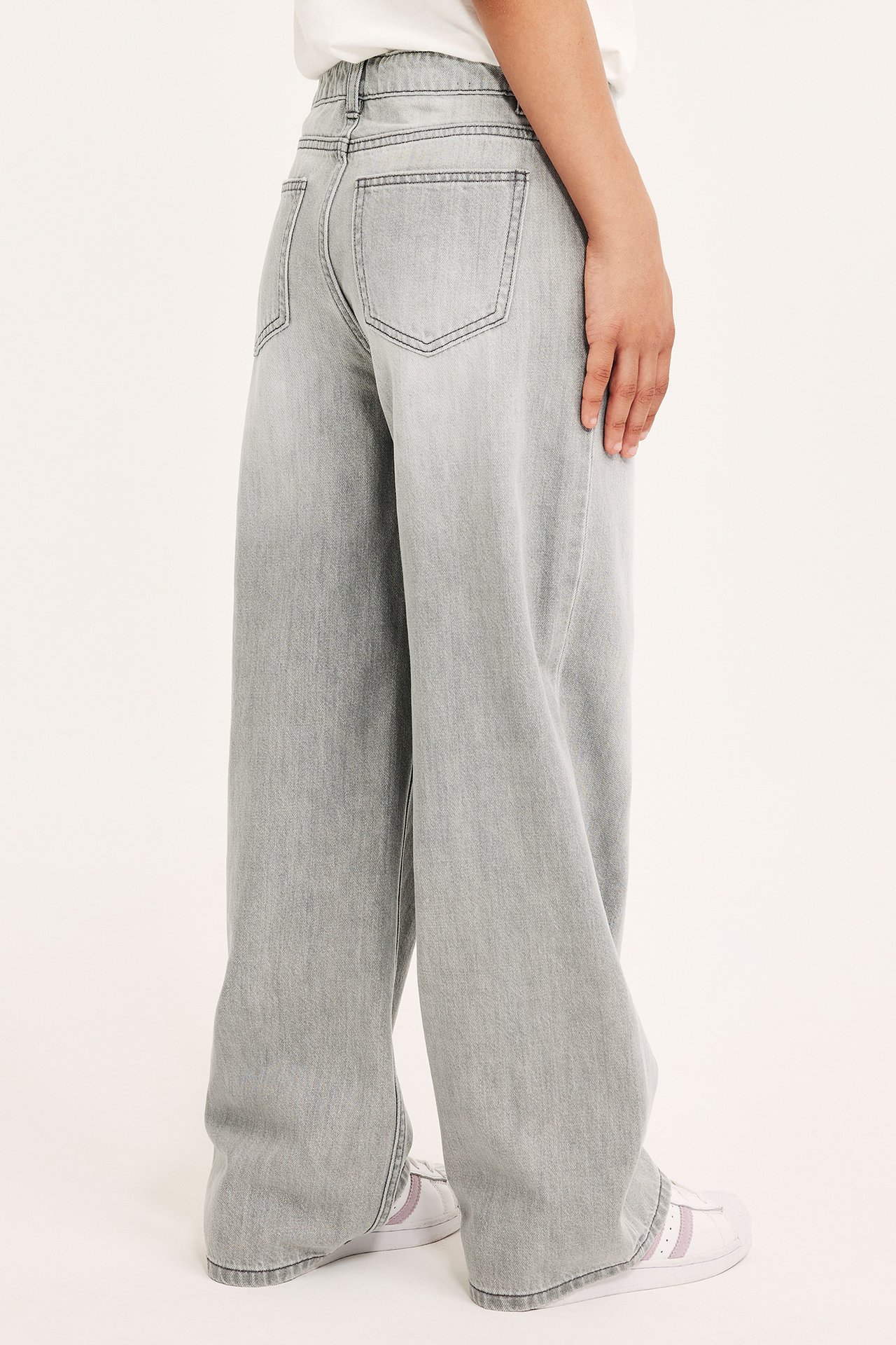 Loose jeans low waist - Hopeanharmaa - 6