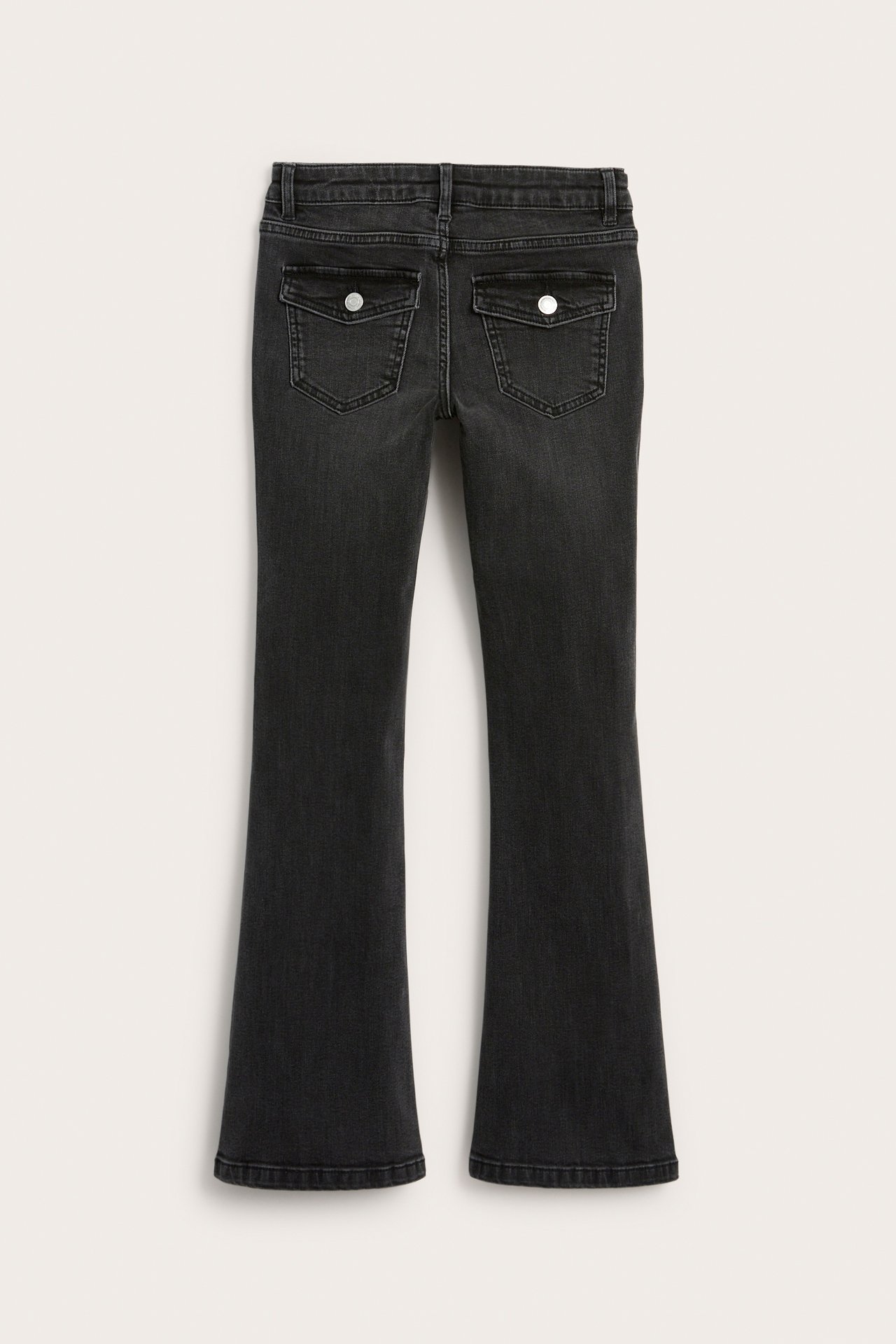 Bootcut jeans low waist - Sølvgrå - 6