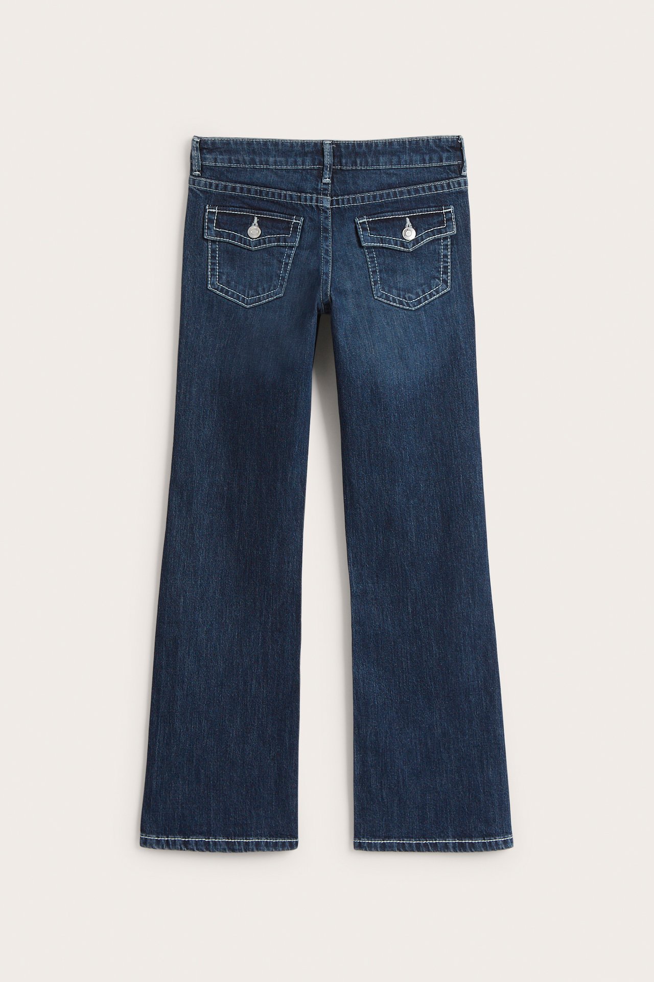 Bootcut jeans low waist - Mørk denim - 7
