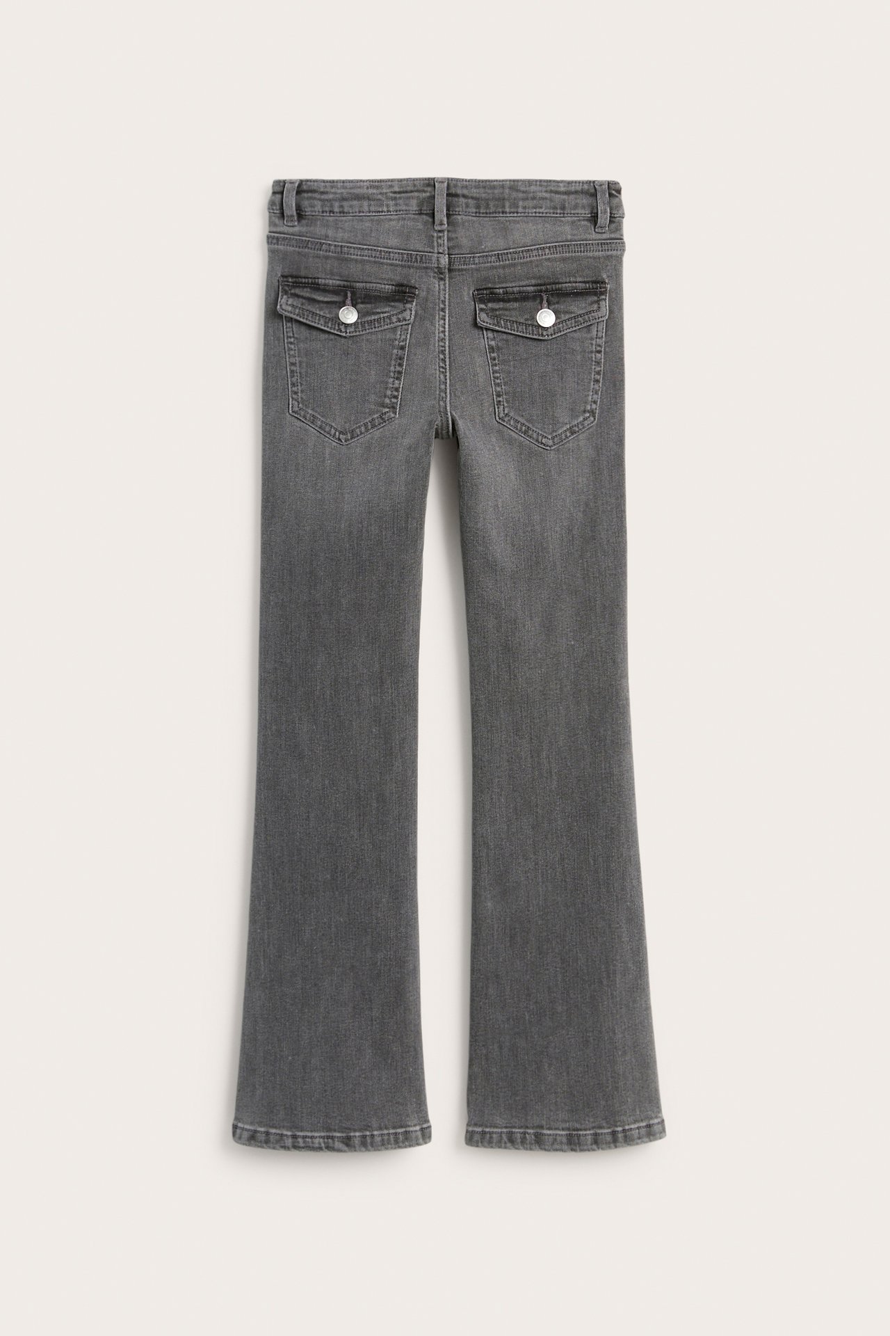 Dżinsy bootcut low waist - Srebrno-szary - 5