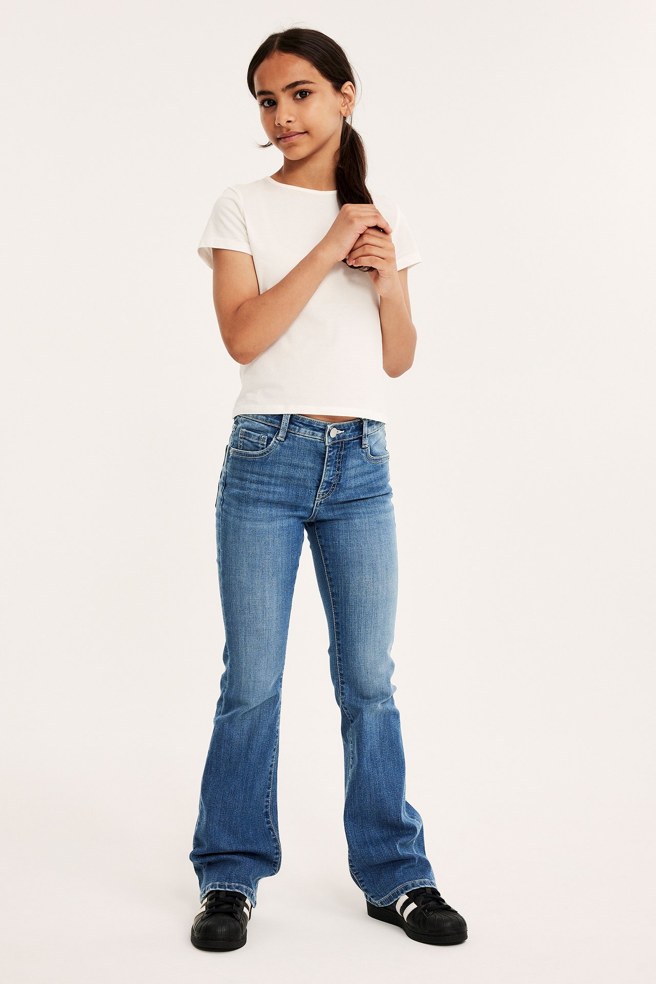 Bootcut jeans low waist