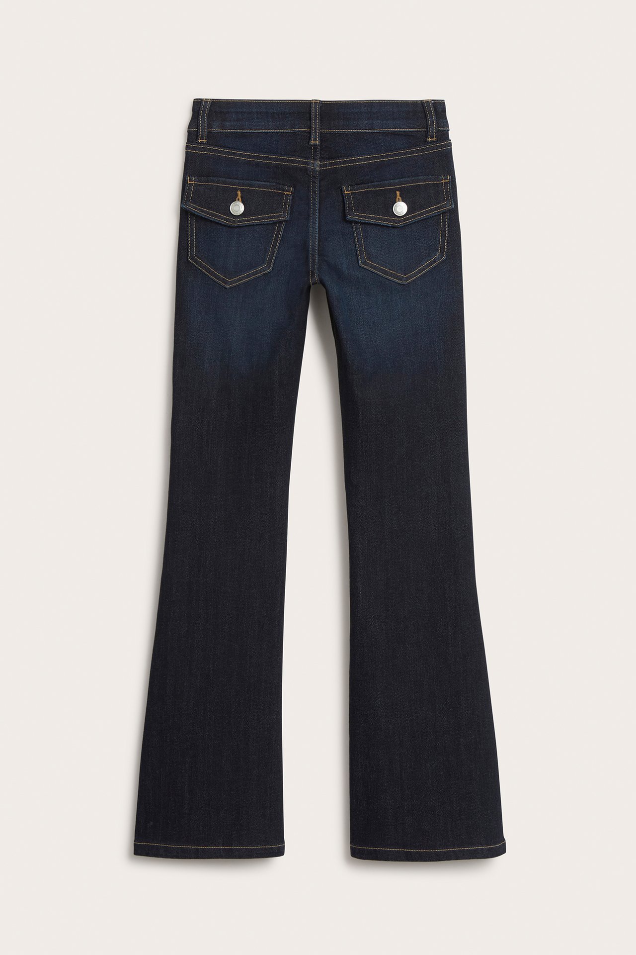 Bootcut jeans low waist - Mørk denim - 6