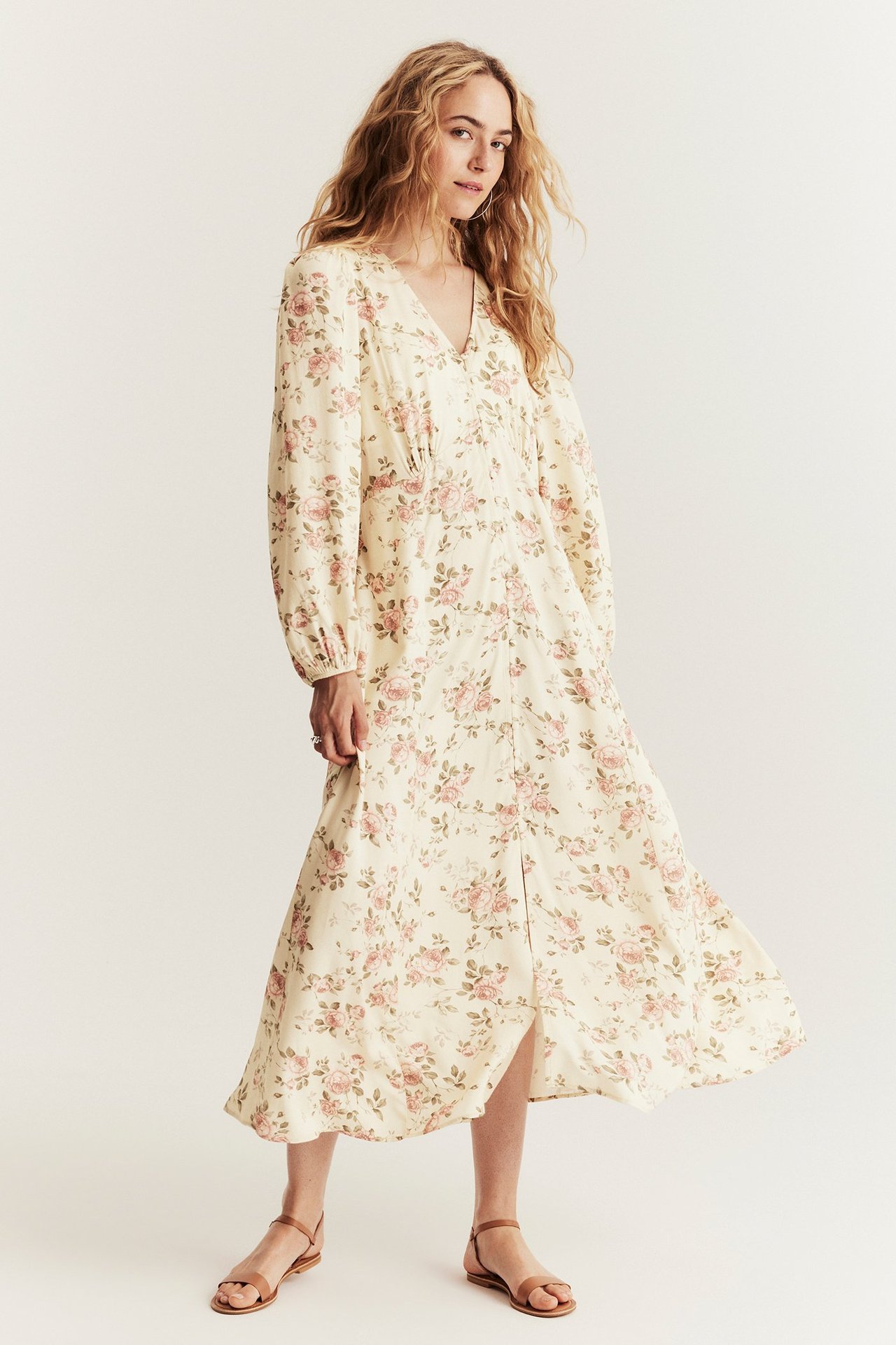 Blommig klänning Newbie Woman