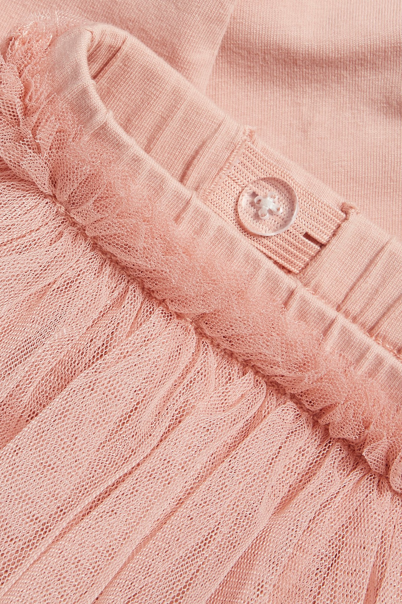 Leggings med tyllkjol - Rosa - 1