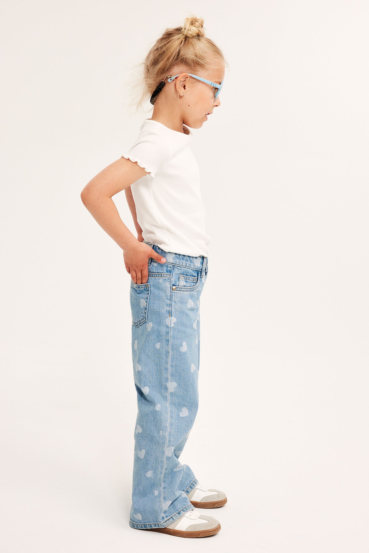 Wide jeans mid waist