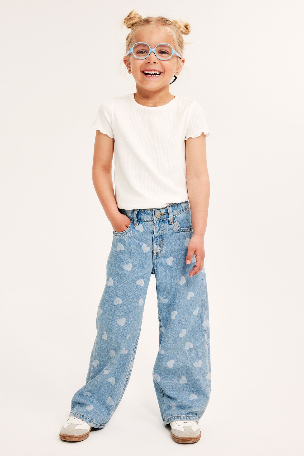 Wide jeans mid waist