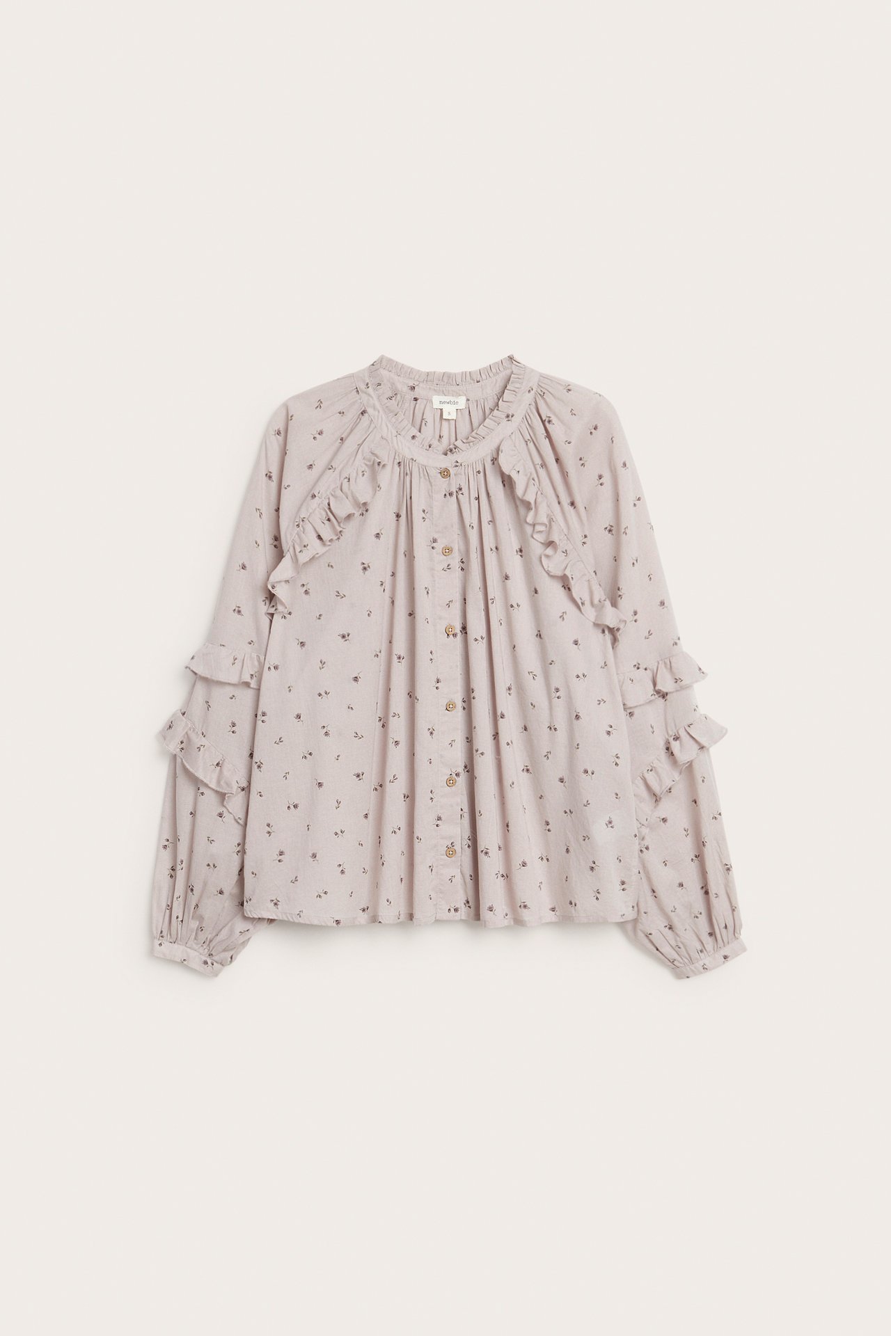 Blus med blommor Newbie Woman