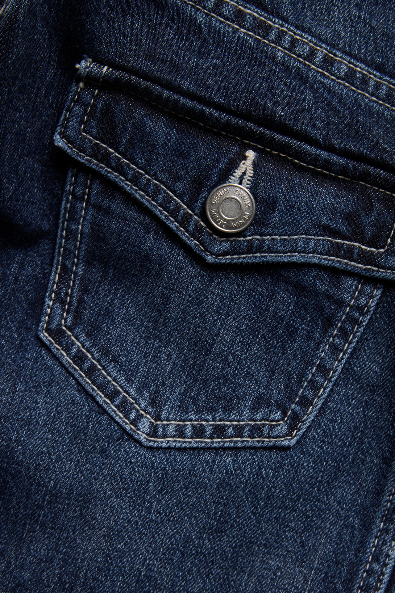Kort jeanskjol - Denim - 5