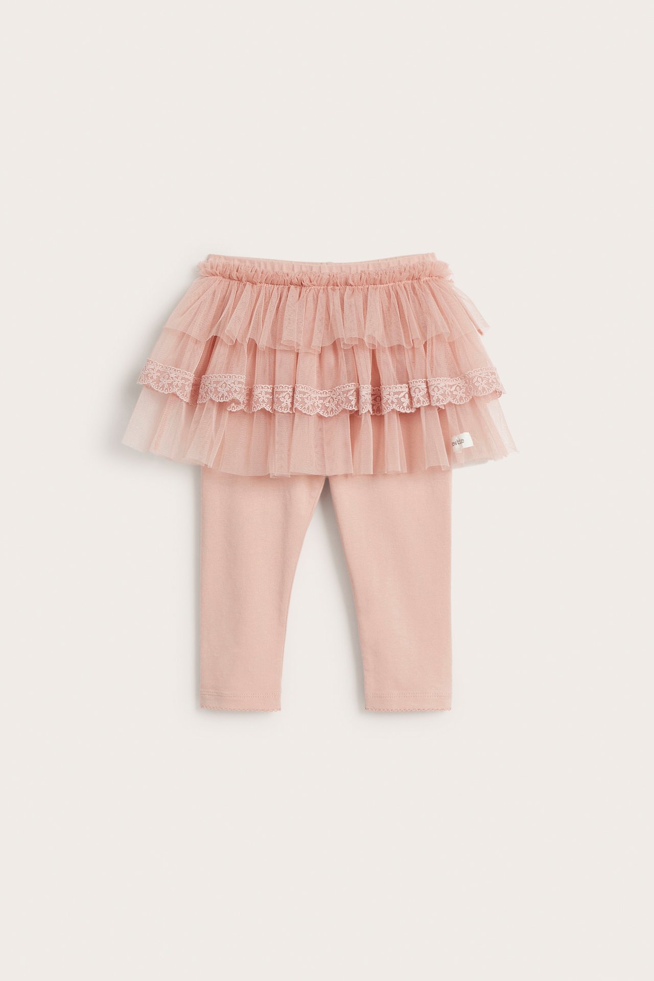 Leggings med tyllkjol - Rosa - 2
