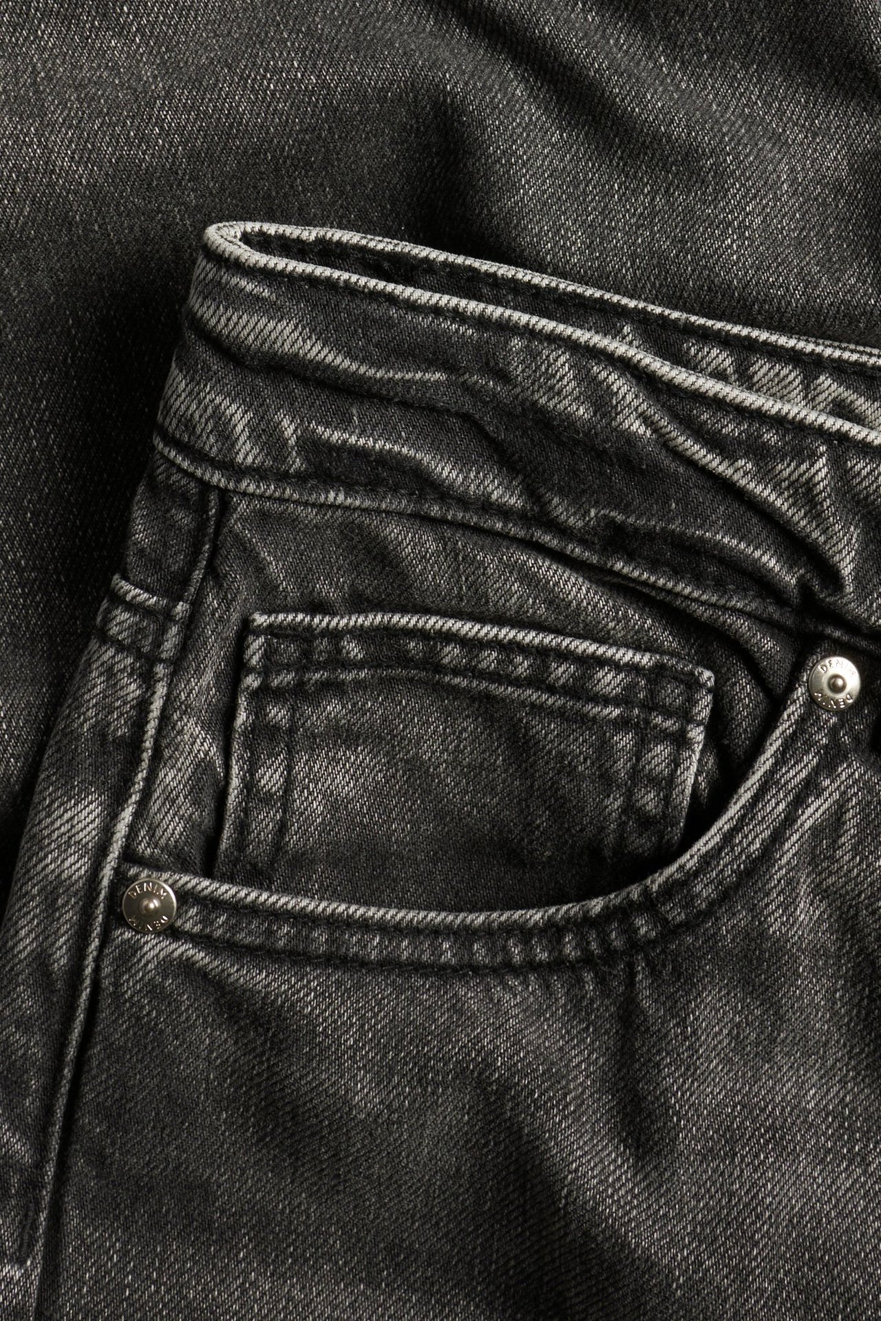 Dżinsy straight high waist