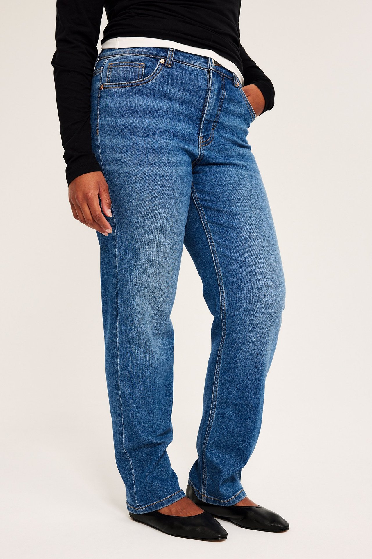 Straight jeans High waist
