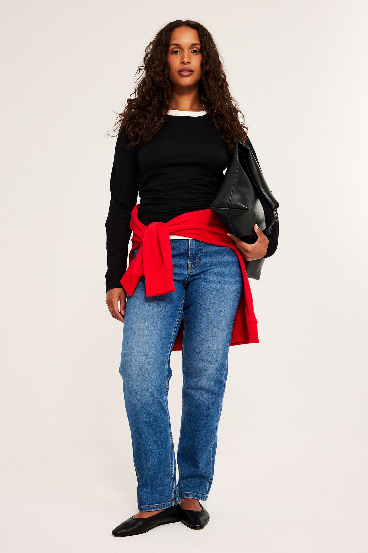 Straight jeans High waist