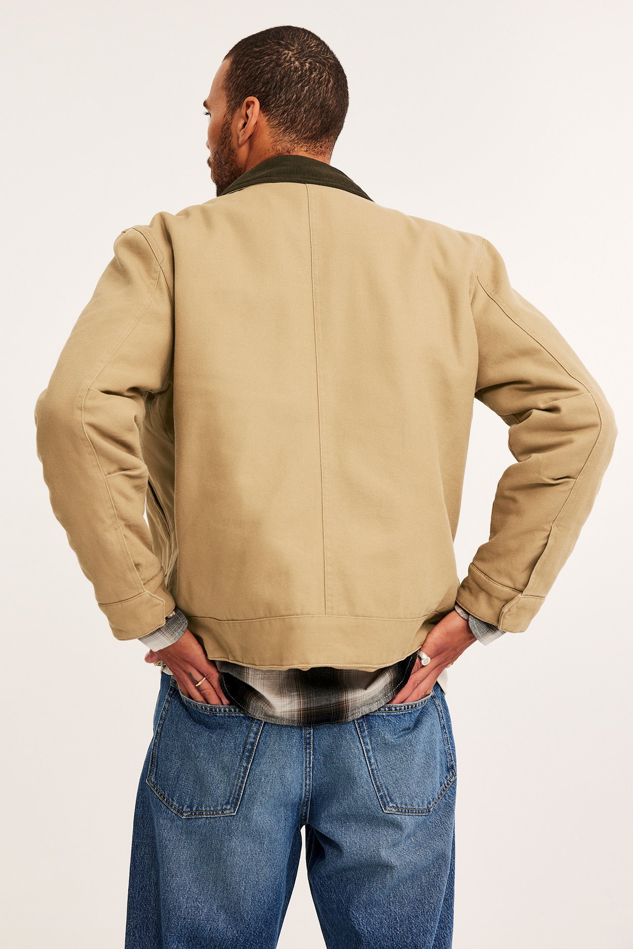 Canvas jacka - Beige - 10