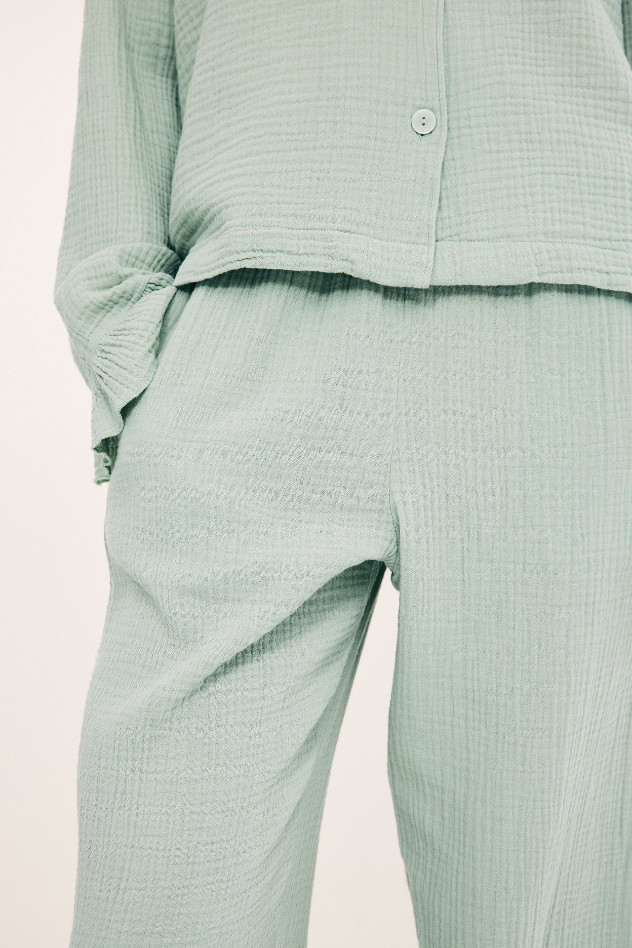 Pyjamasbyxa - Ljusgrön - 4