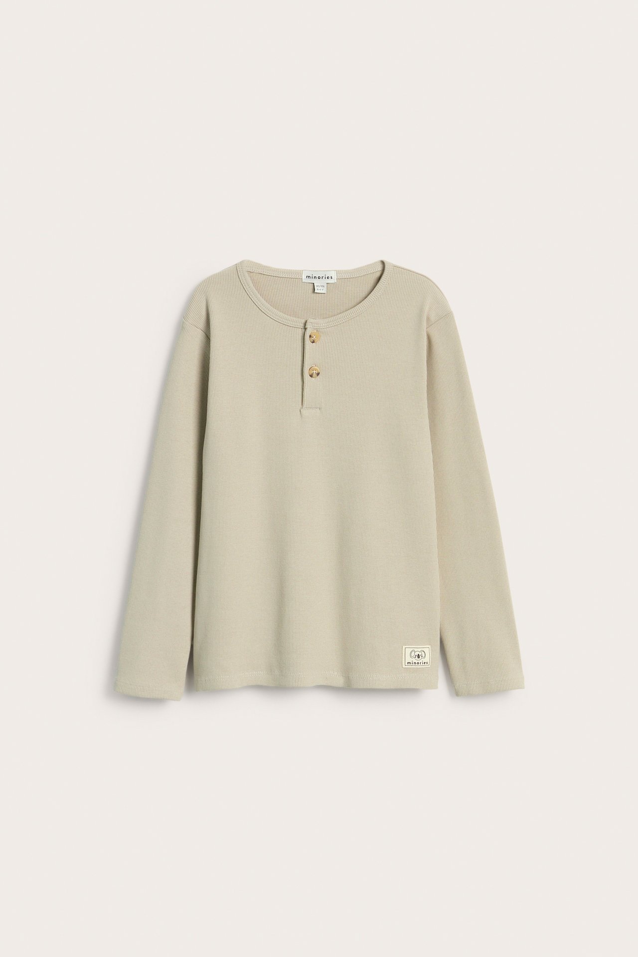 Langermet ribbestrikket topp
