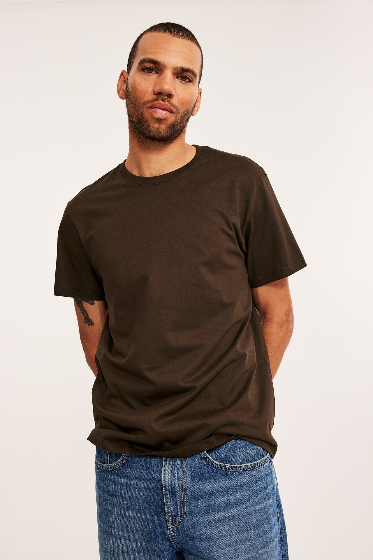 Rundhalsad t-shirt
