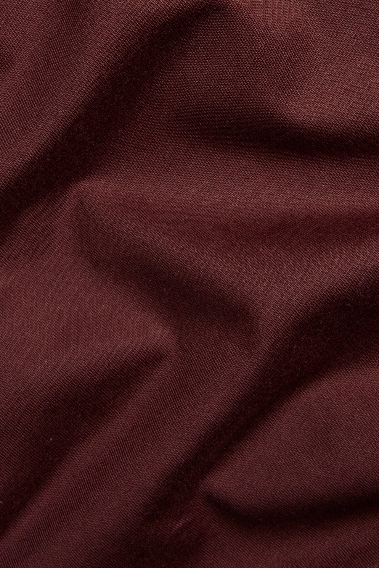 Rundhalsad t-shirt - Vinröd - 4