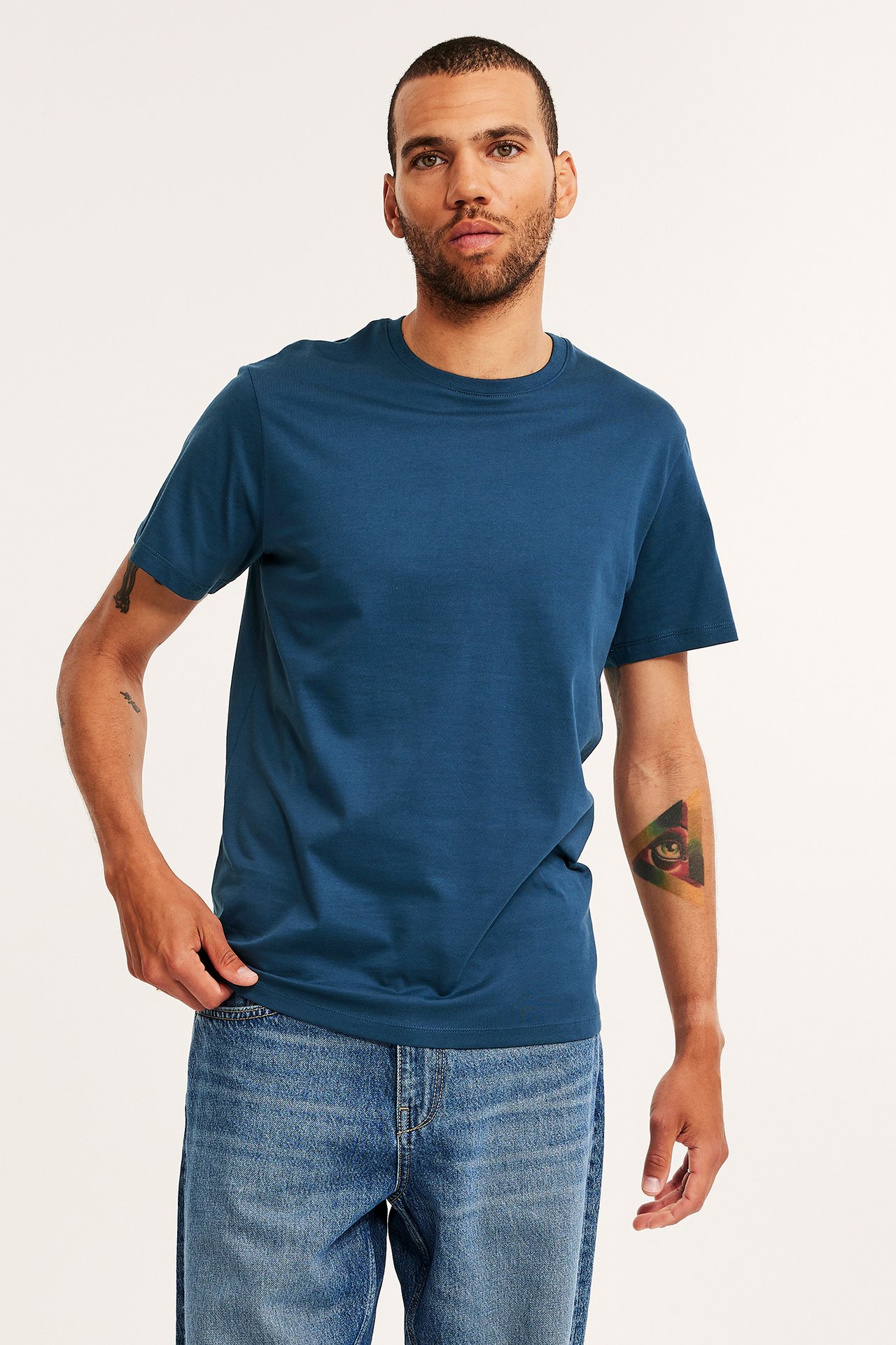 Rundhalsad t-shirt