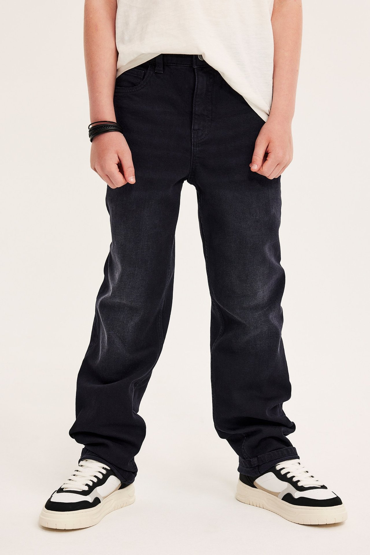 Loose jeans mid waist