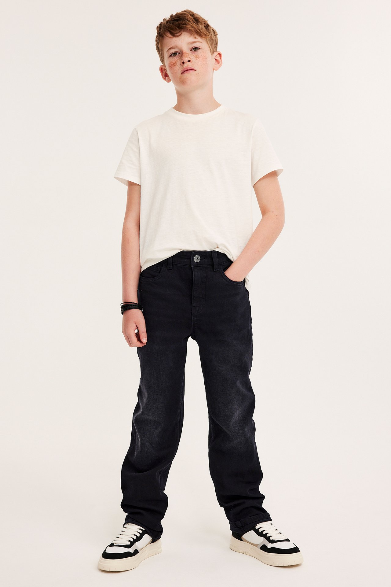 Loose jeans mid waist