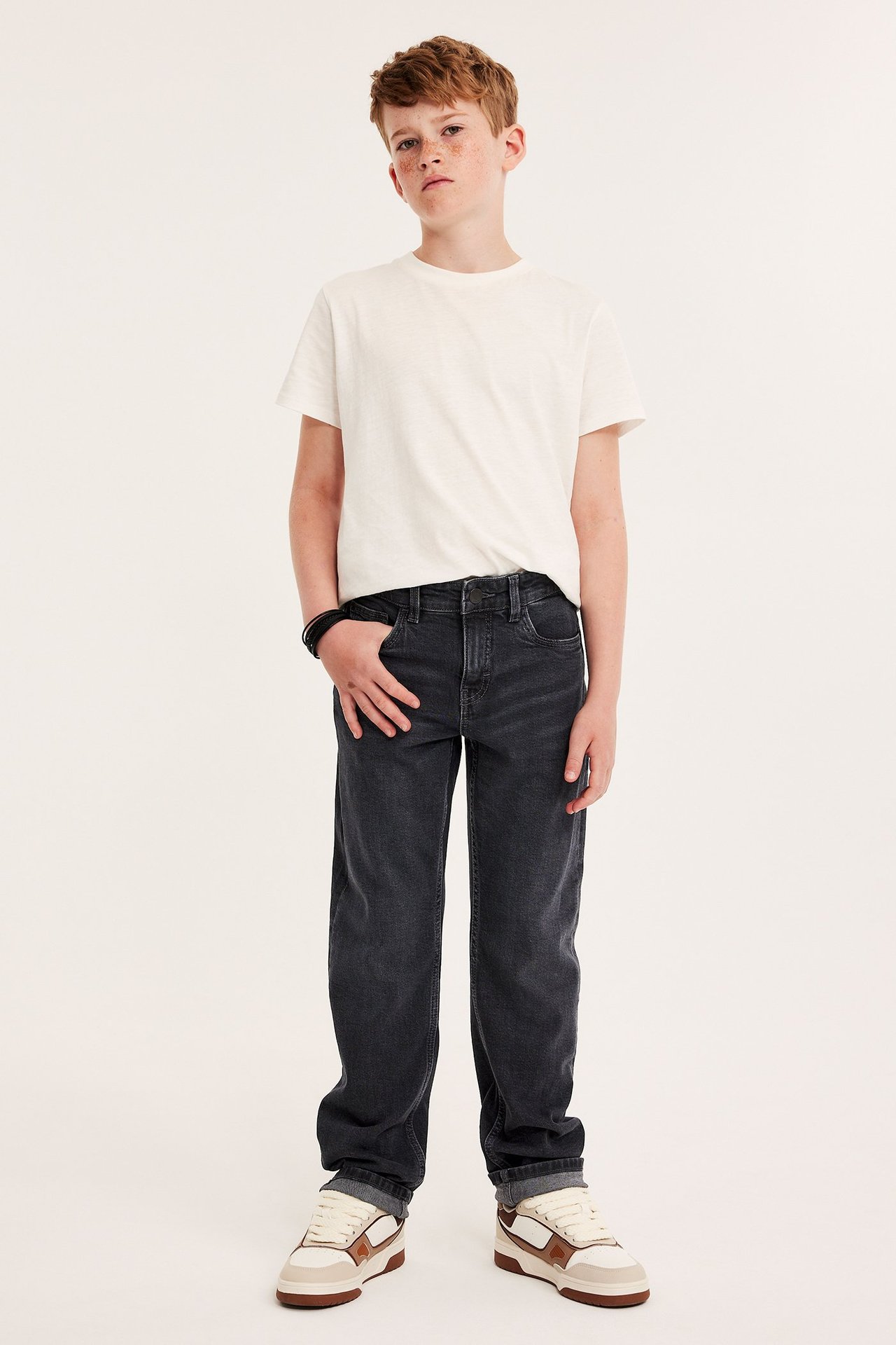 Straight jeans mid waist