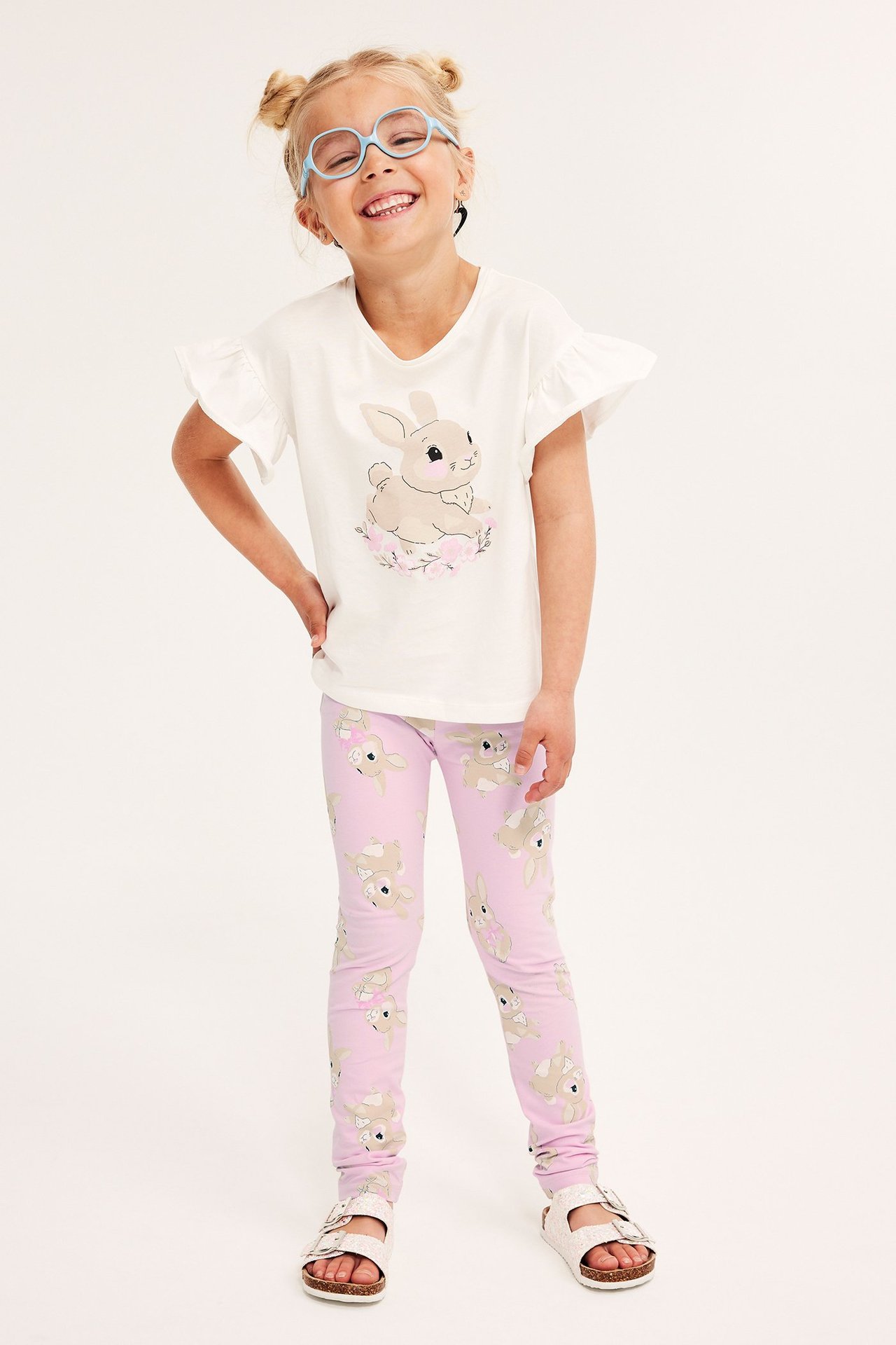 Legginsy - Różowy - 4
