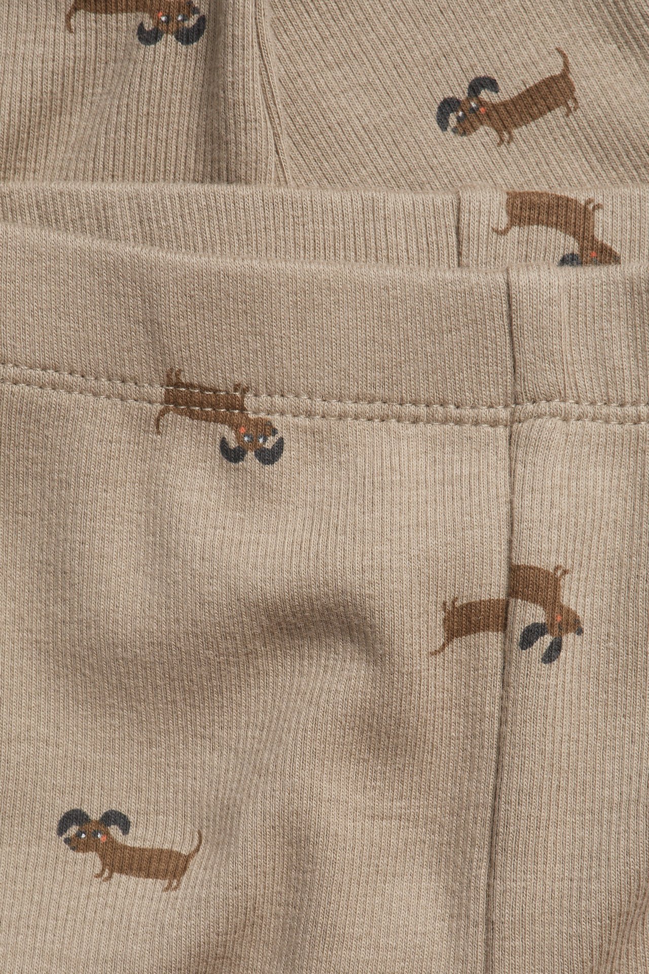 Ribbade babyleggings