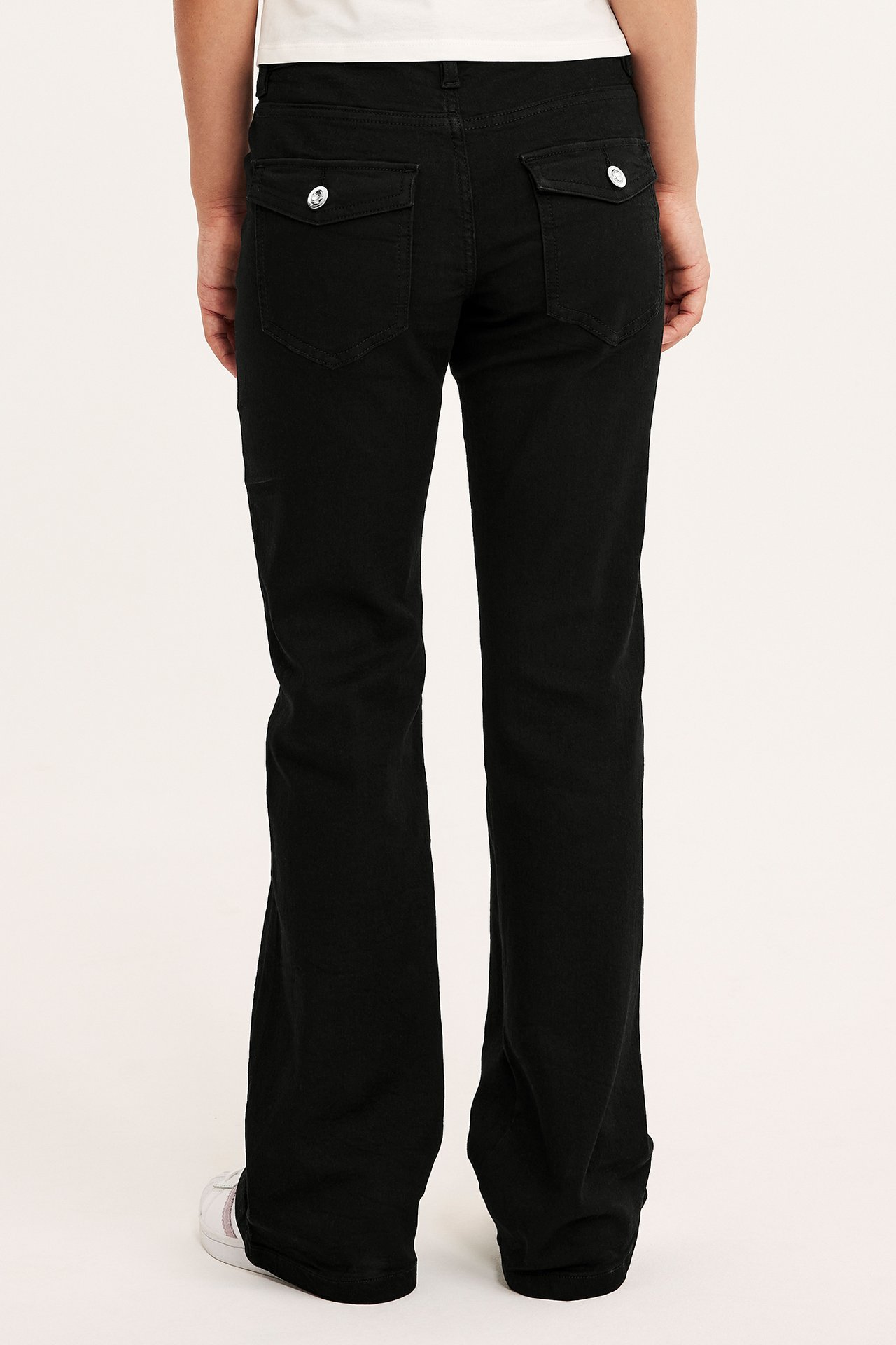 Bootcut jeans low waist - Svart - 7