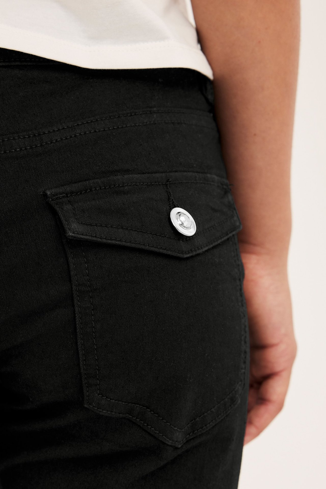 Bootcut jeans low waist - Svart - 4
