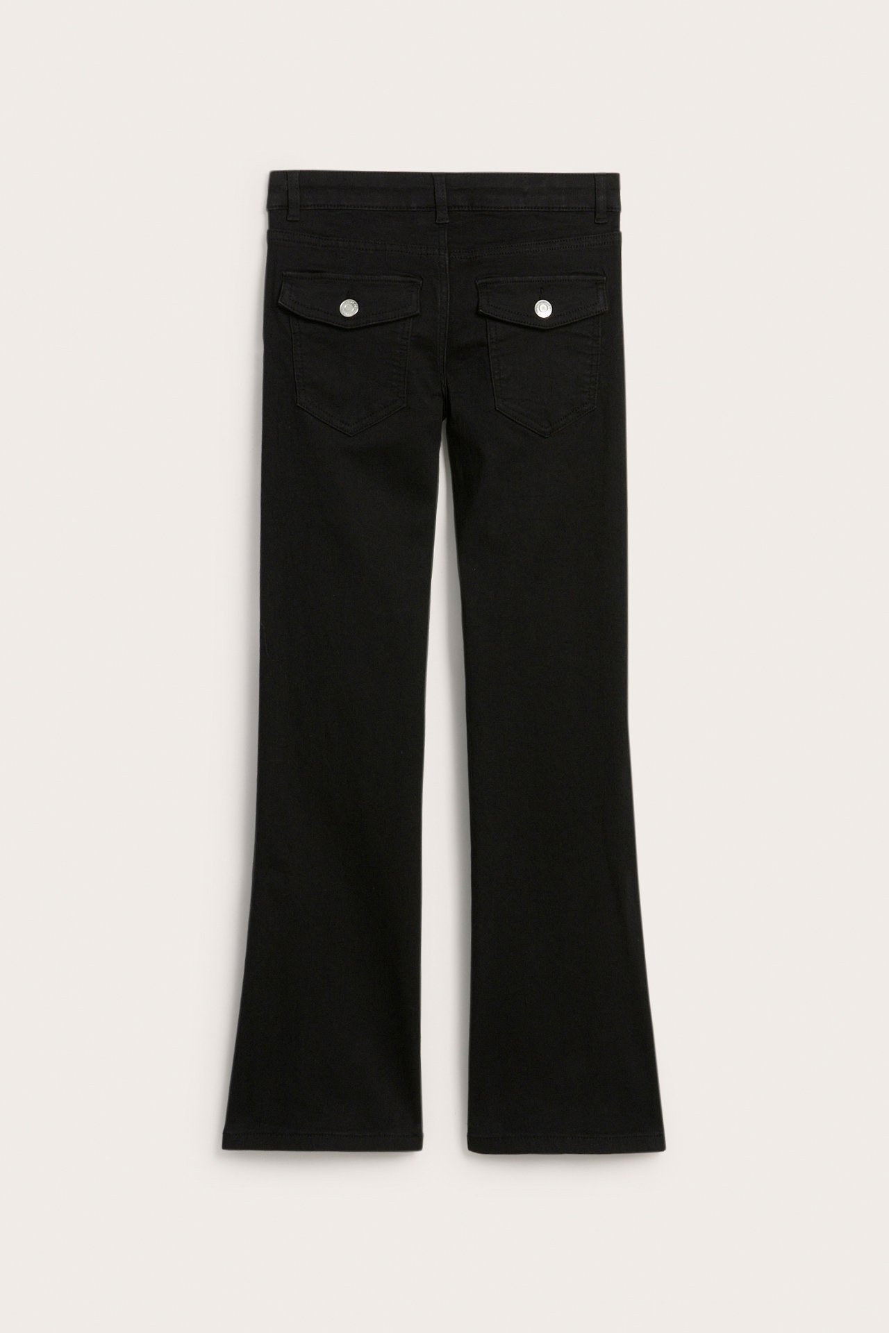 Bootcut jeans low waist - Svart - 6