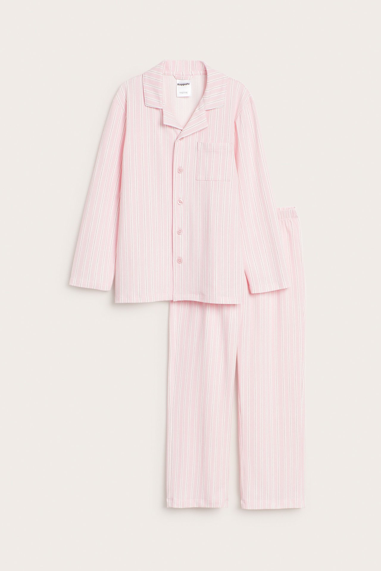 Raidallinen pyjama