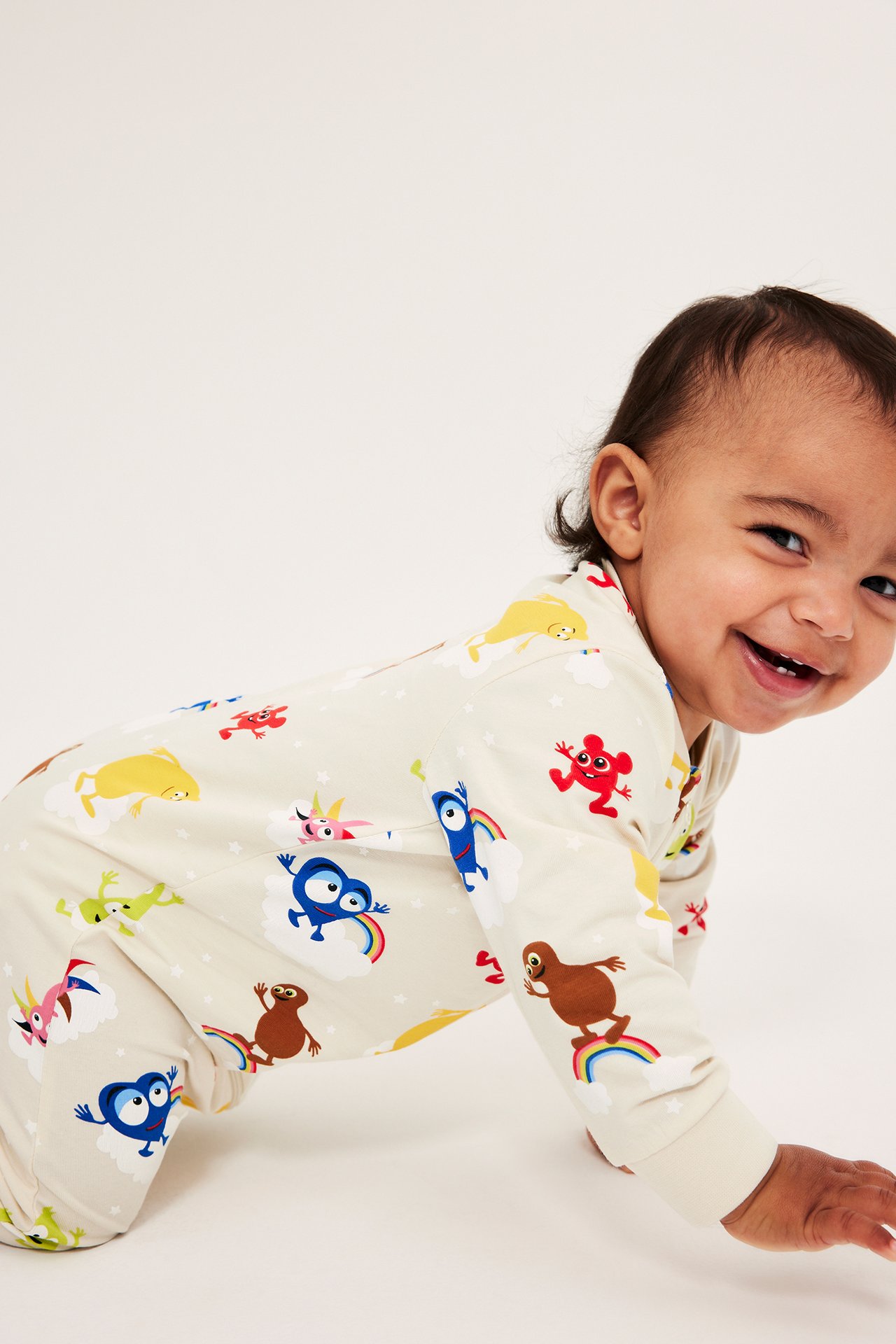 Babblarna-malliston pyjama - Vaaleanbeige - 4