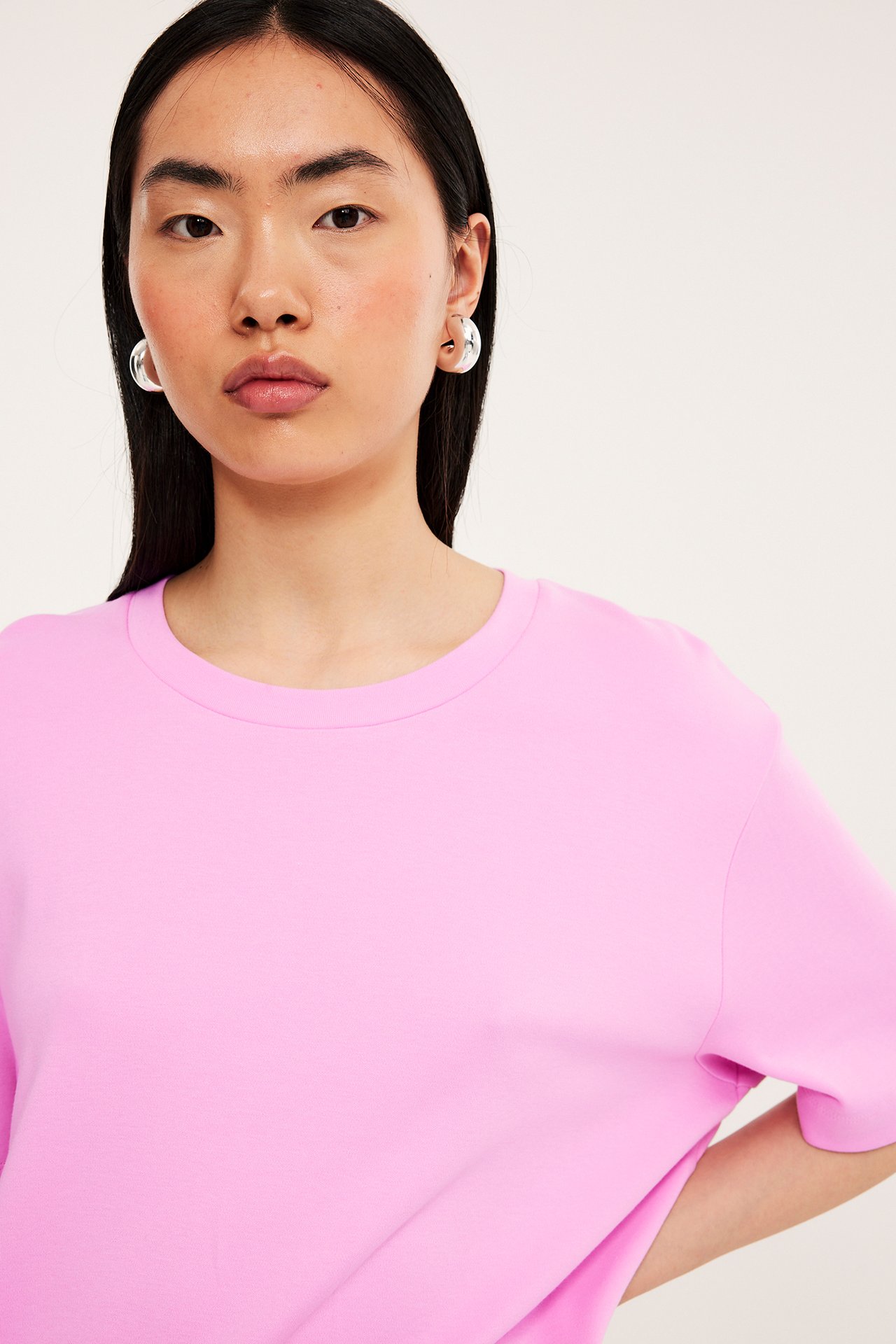 Oversized t-shirt - Rosa - 4