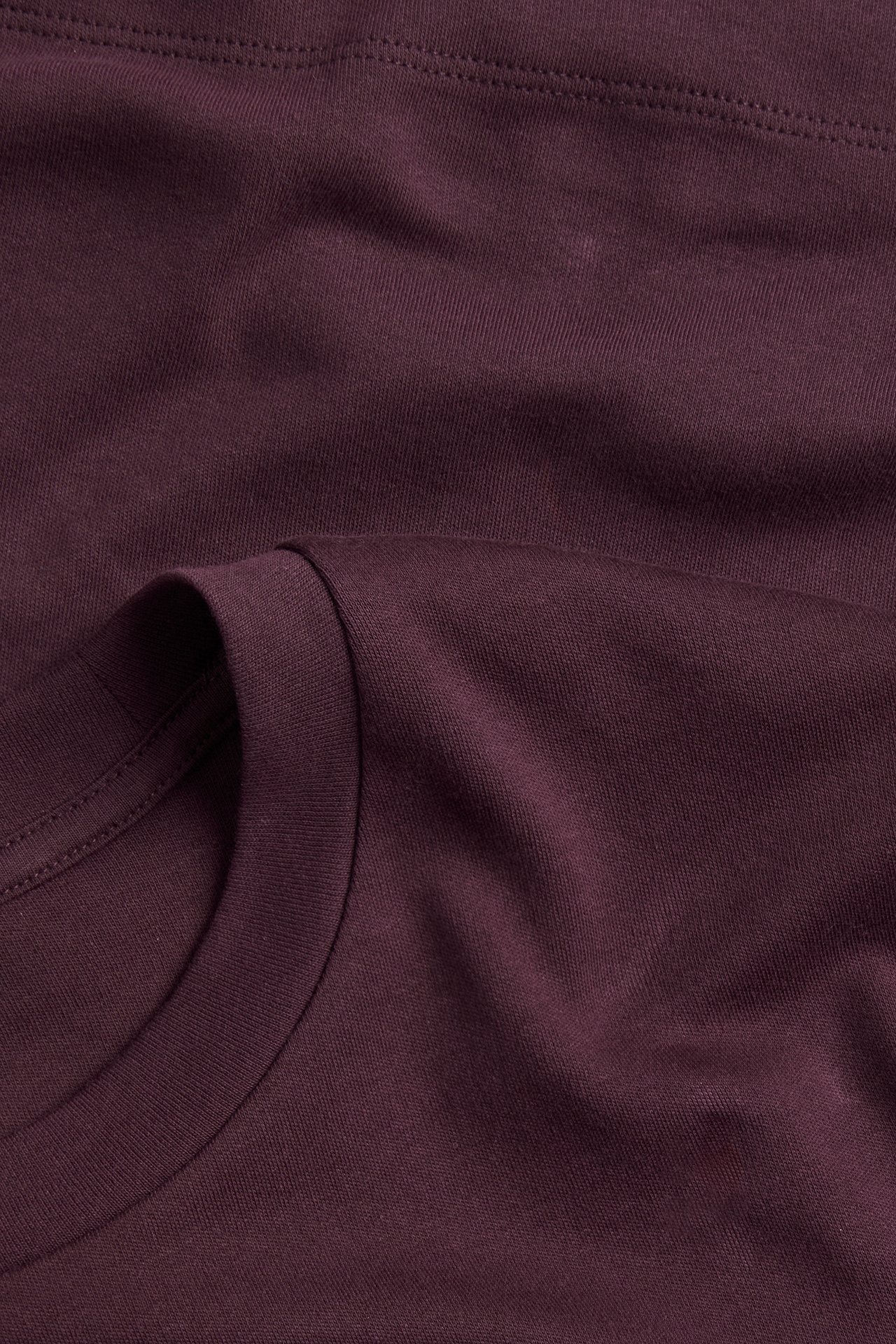 Oversized t-shirt - Mörkröd - 5