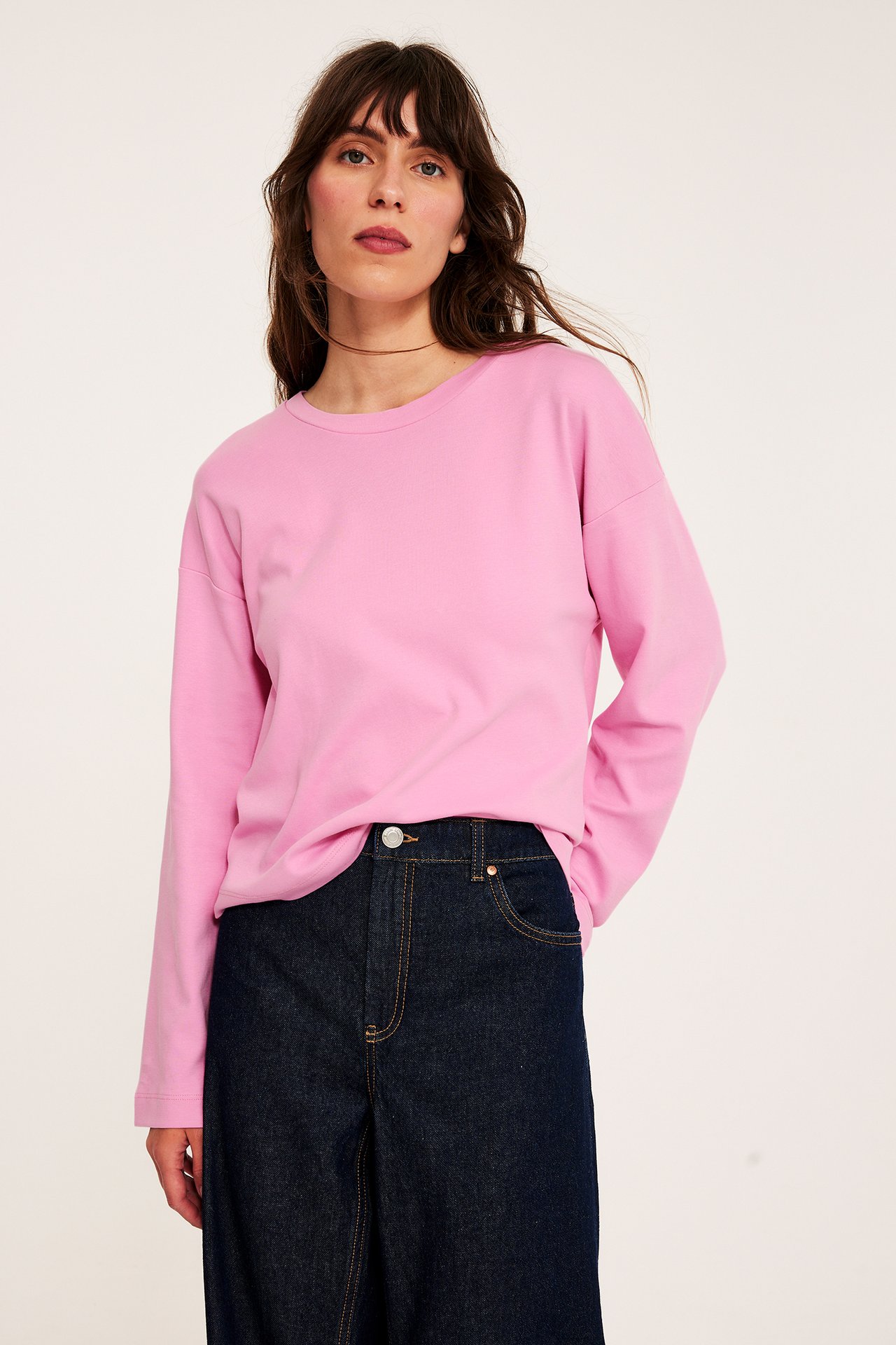 Långärmad t-shirt - Rosa - 4
