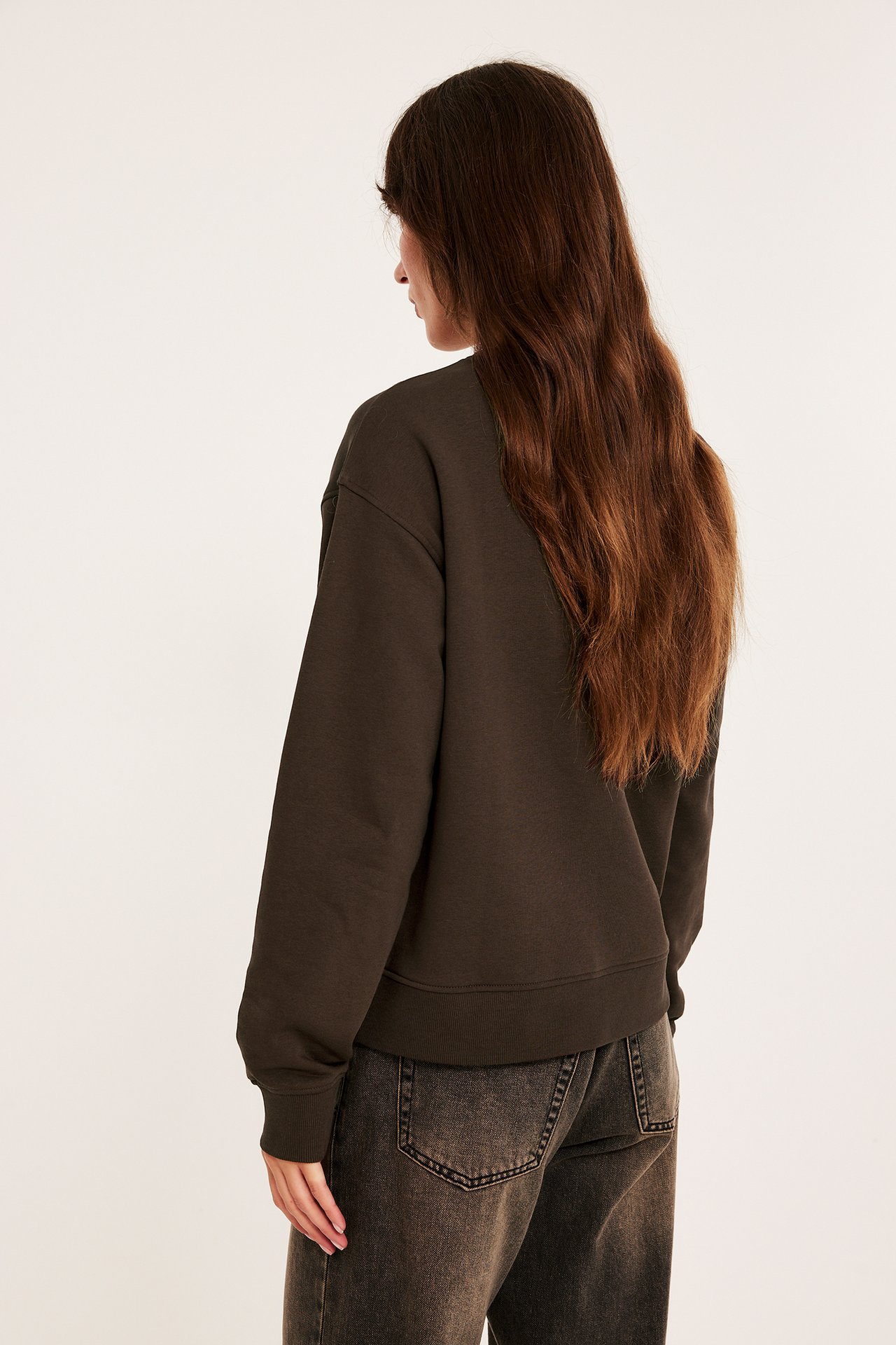 Sweatshirt - Mörkbrun - 6